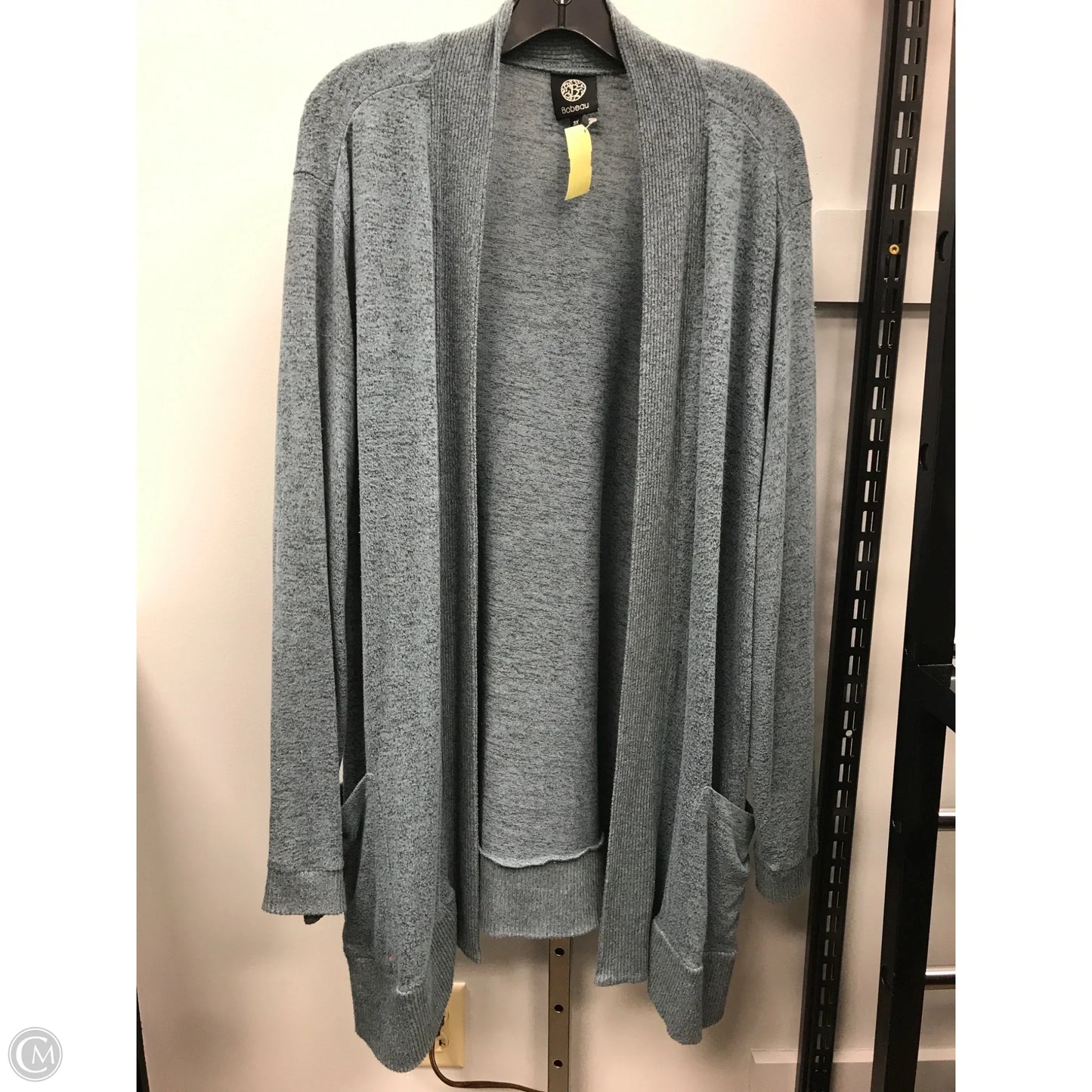 Cardigan By Bobeau In Blue, Size: 3x