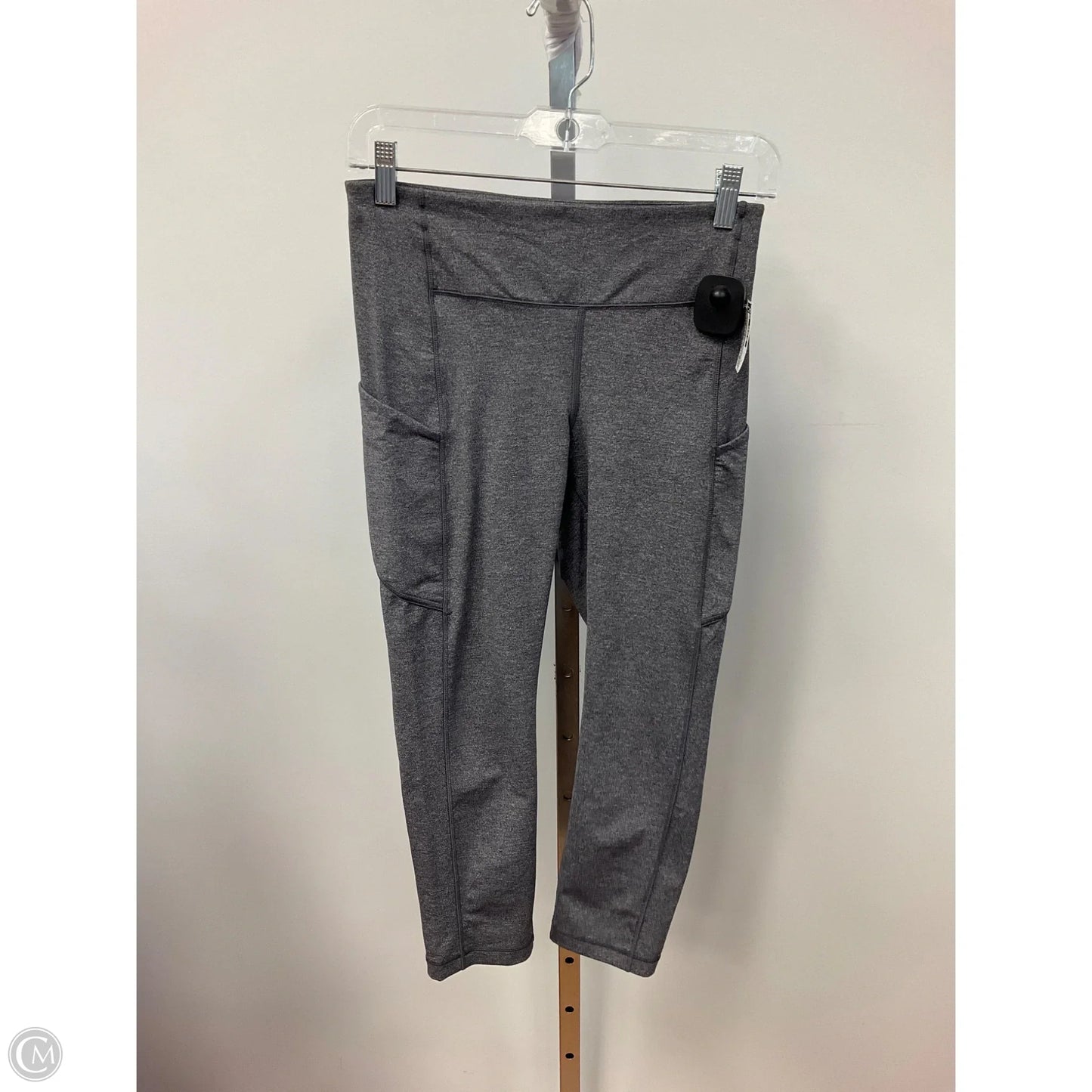 Athletic Leggings Capris By Lululemon In Grey, Size: 6