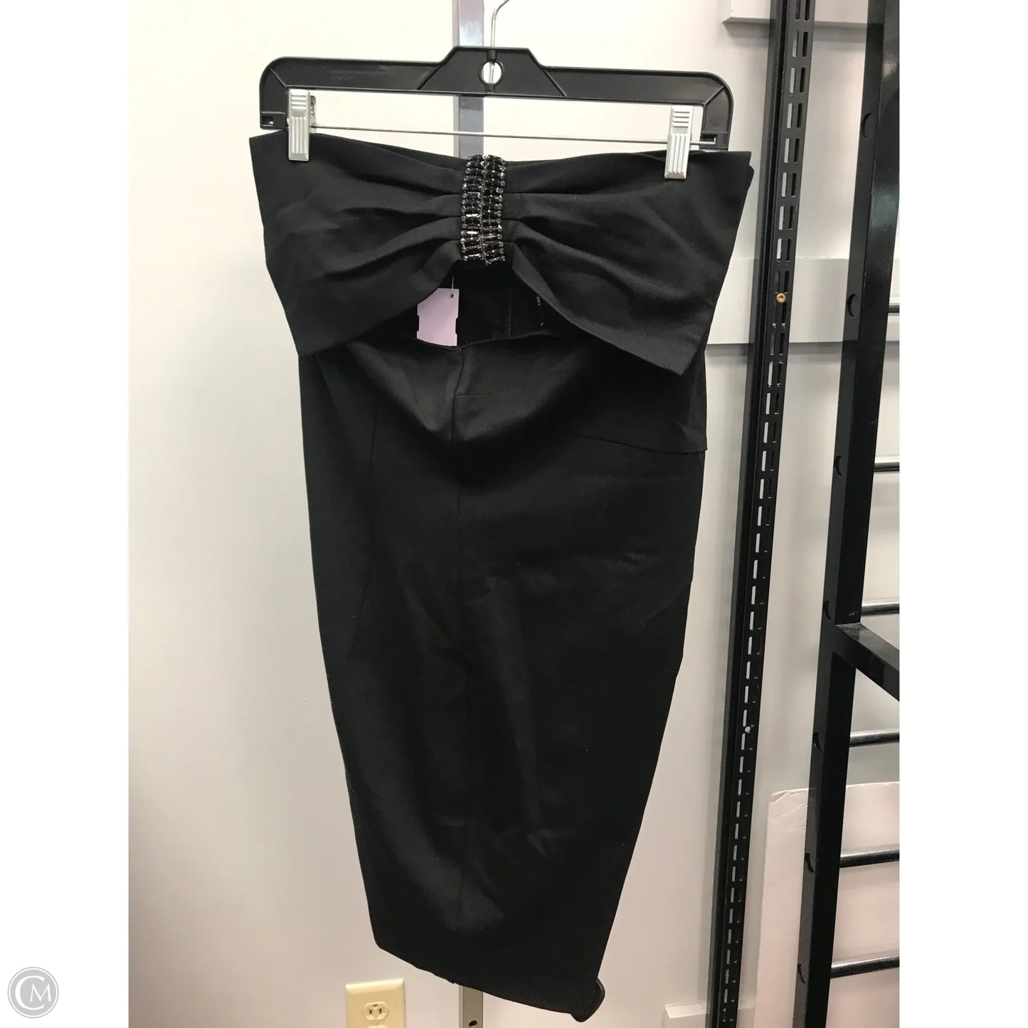 Dress Designer By Karl Lagerfeld In Black, Size: M