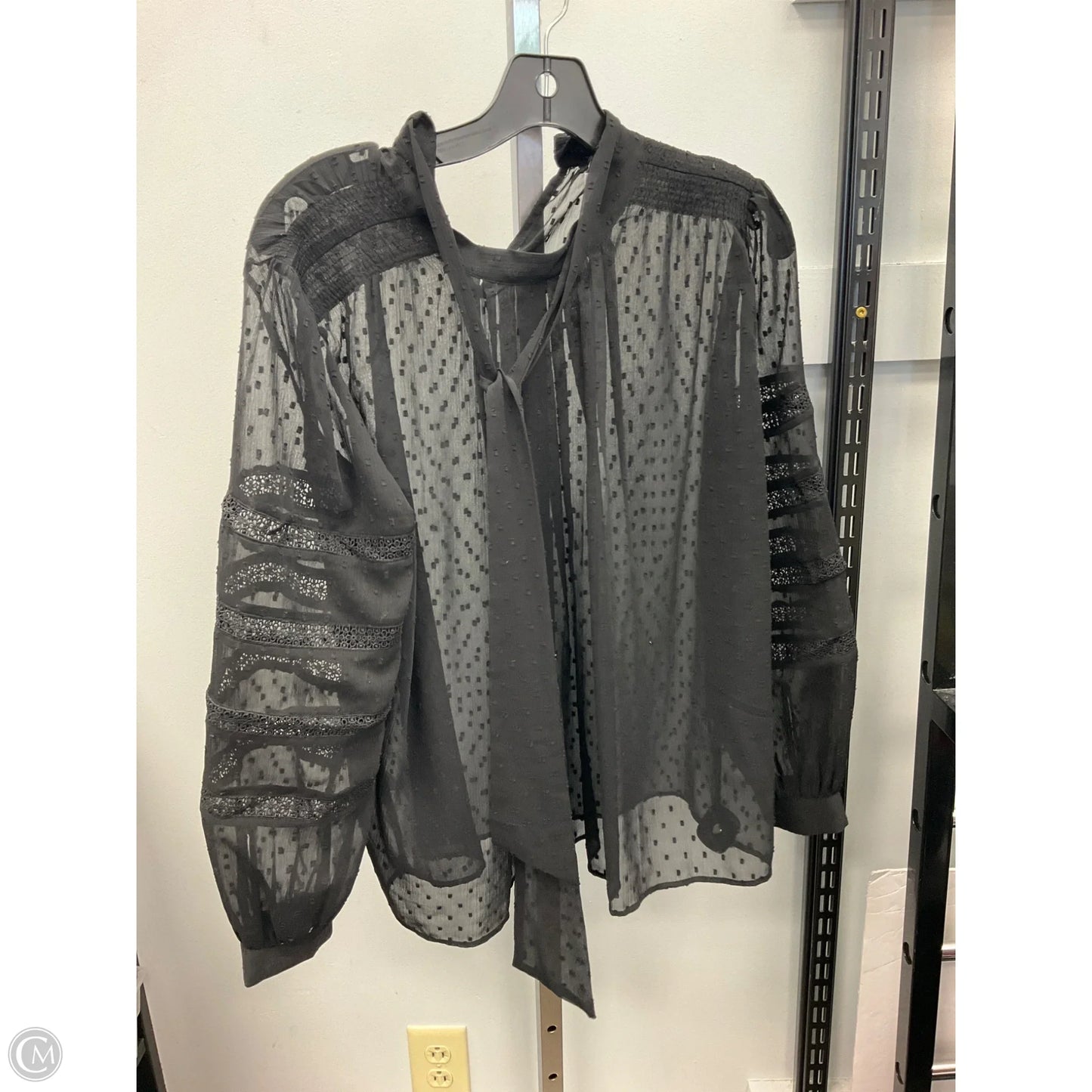 Top Long Sleeve By Ann Taylor In Black, Size: Sp