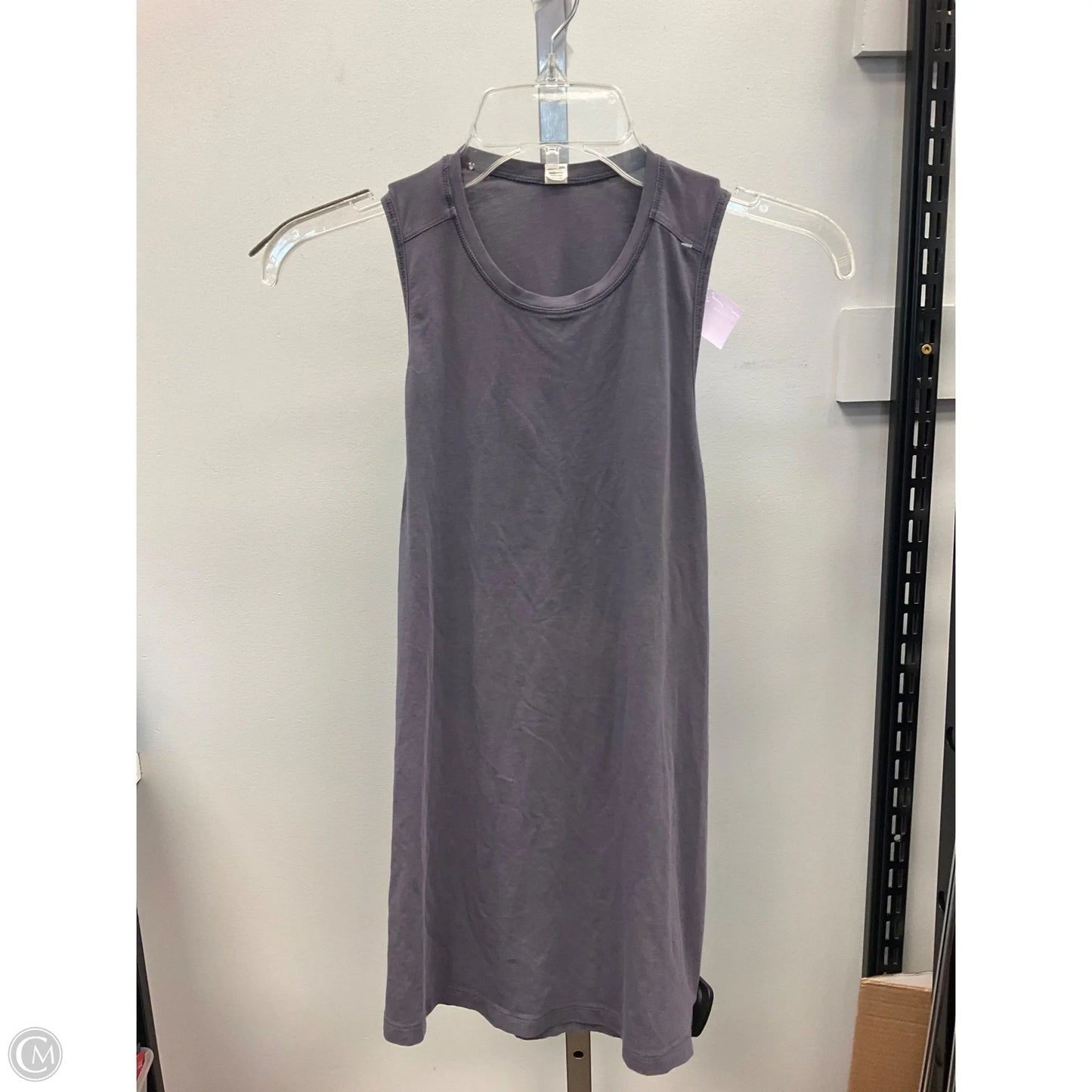 Athletic Tank Top By Lululemon In Grey, Size: S