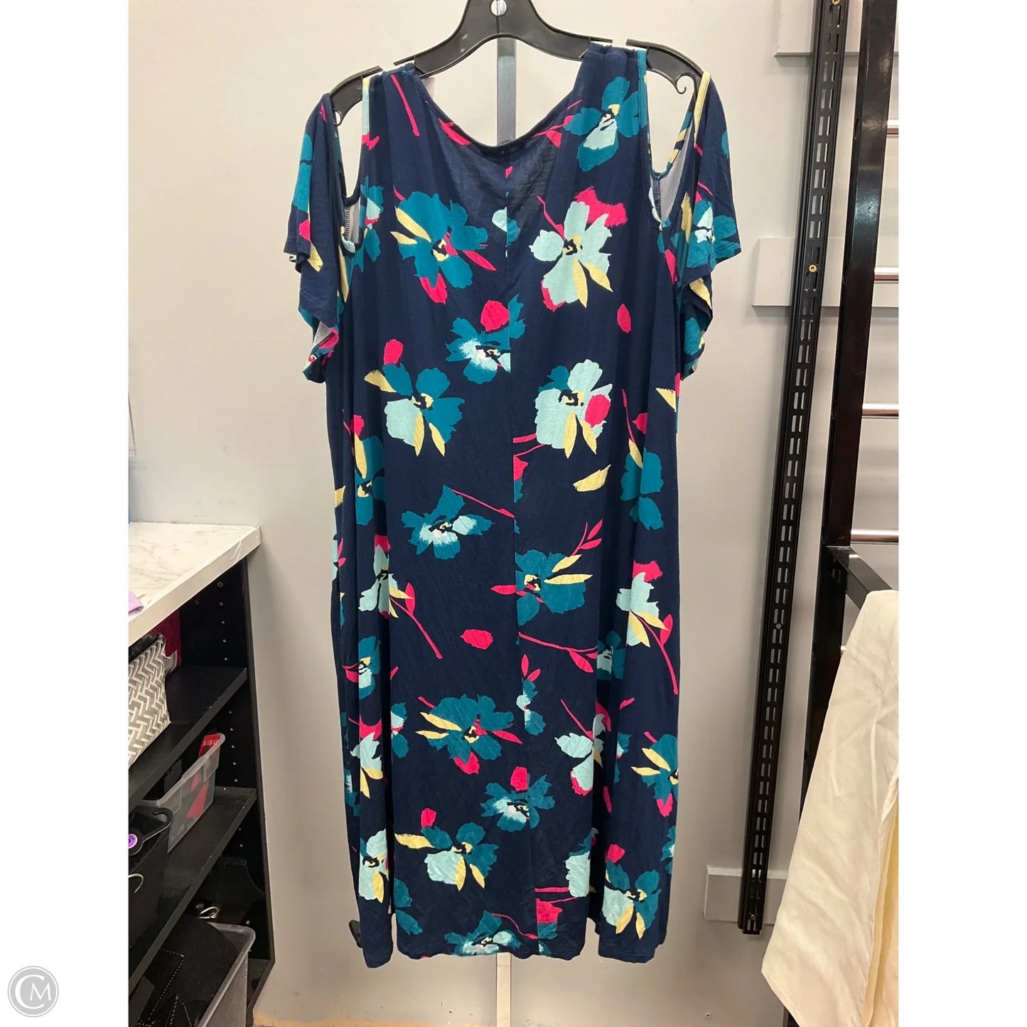 Dress Casual Short By Lane Bryant In Floral Print, Size: 22