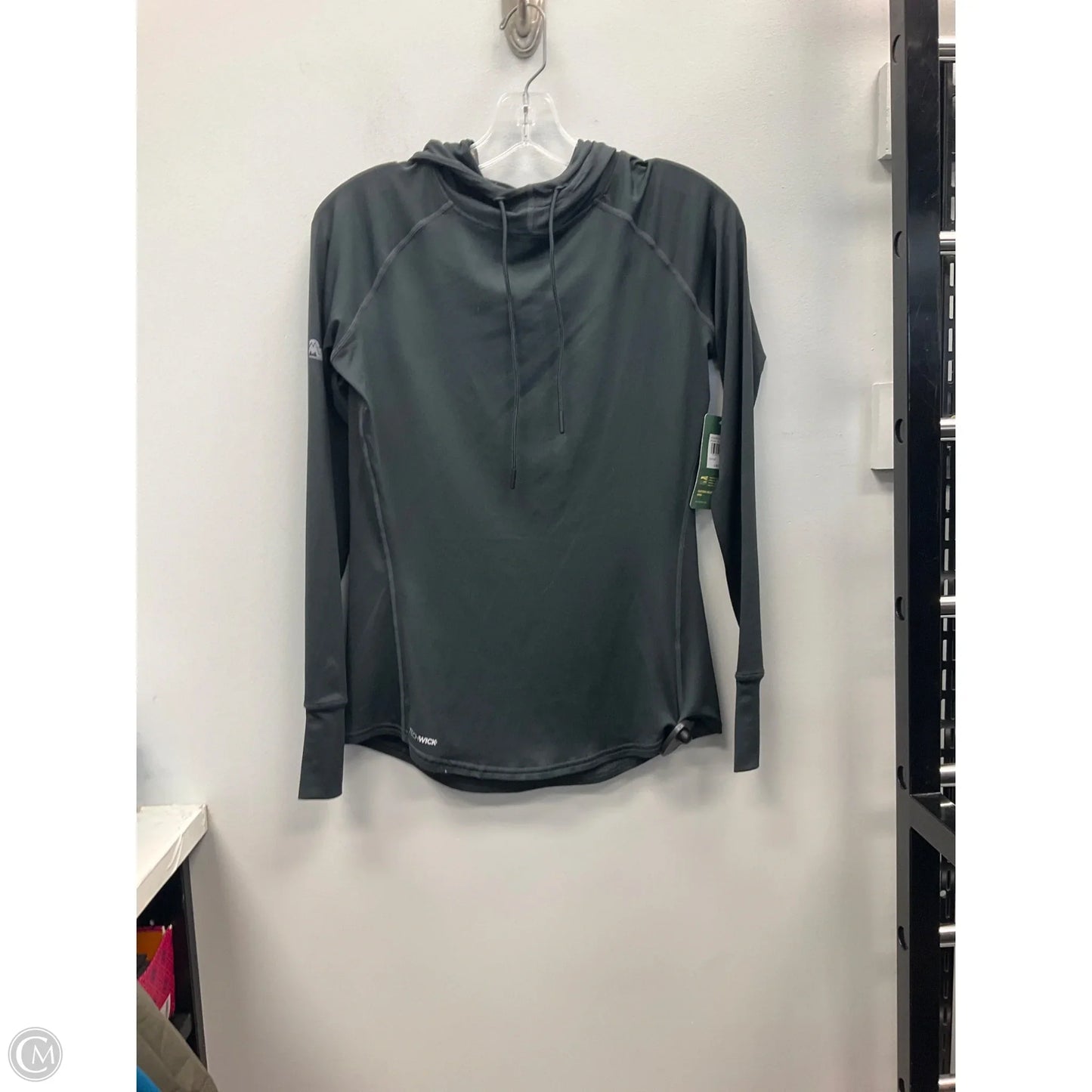 Athletic Top Long Sleeve Crewneck By Cme In Black, Size: Xs