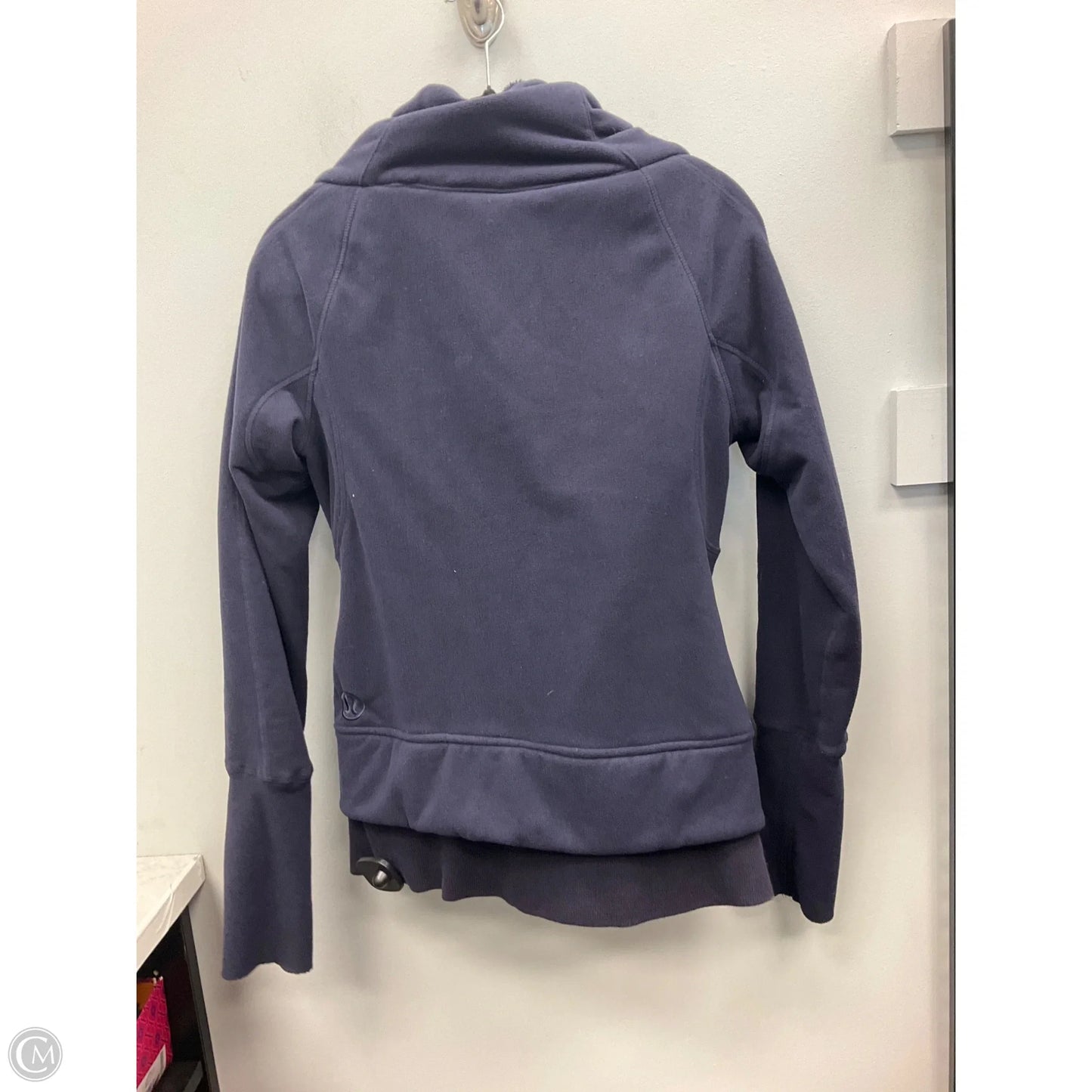 Athletic Jacket By Lululemon In Blue, Size: 8