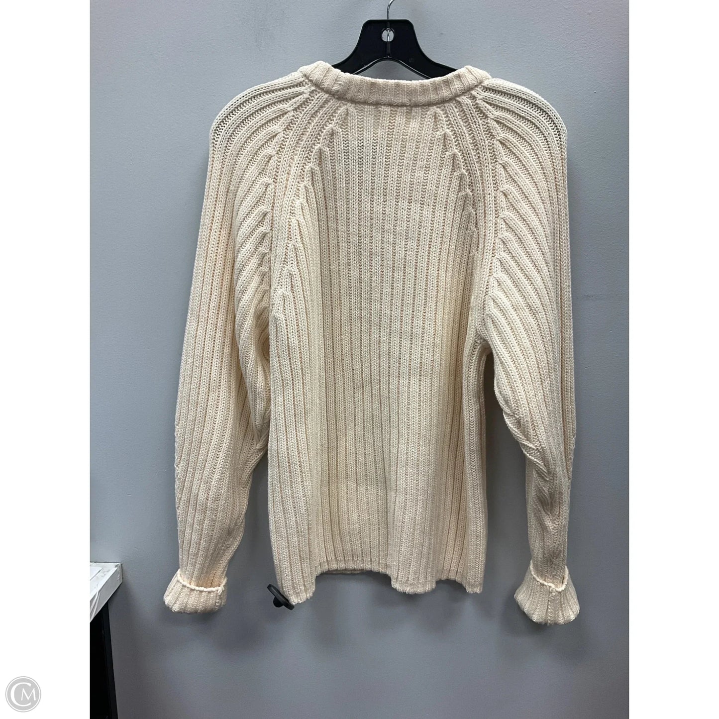 Sweater By H&m In Cream, Size: M