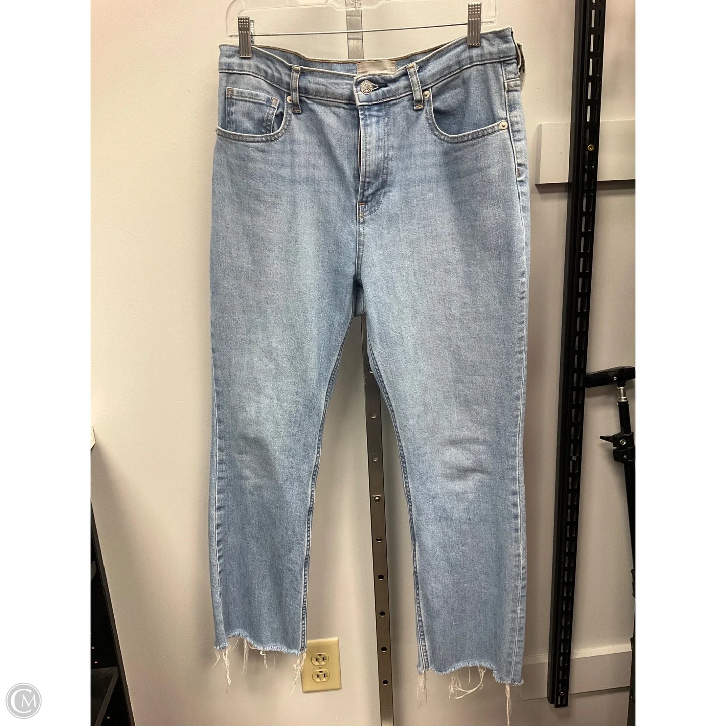 Jeans Cropped By Everlane In Blue Denim, Size: 10