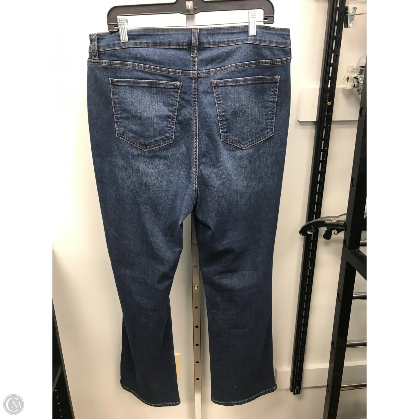 Jeans Boot Cut By Style And Company In Blue Denim, Size: 16