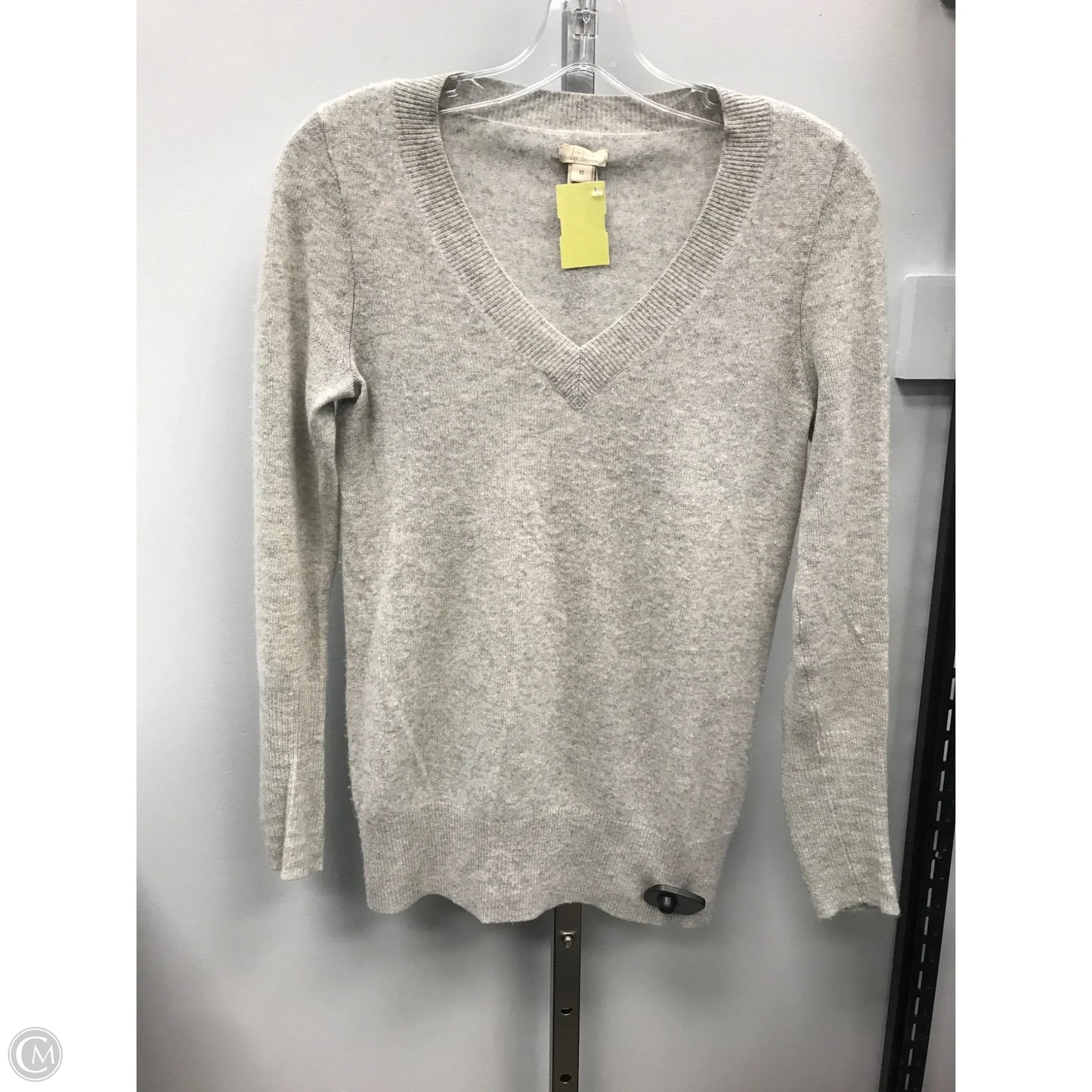Sweater Cashmere By J. Crew In Grey, Size: Xs