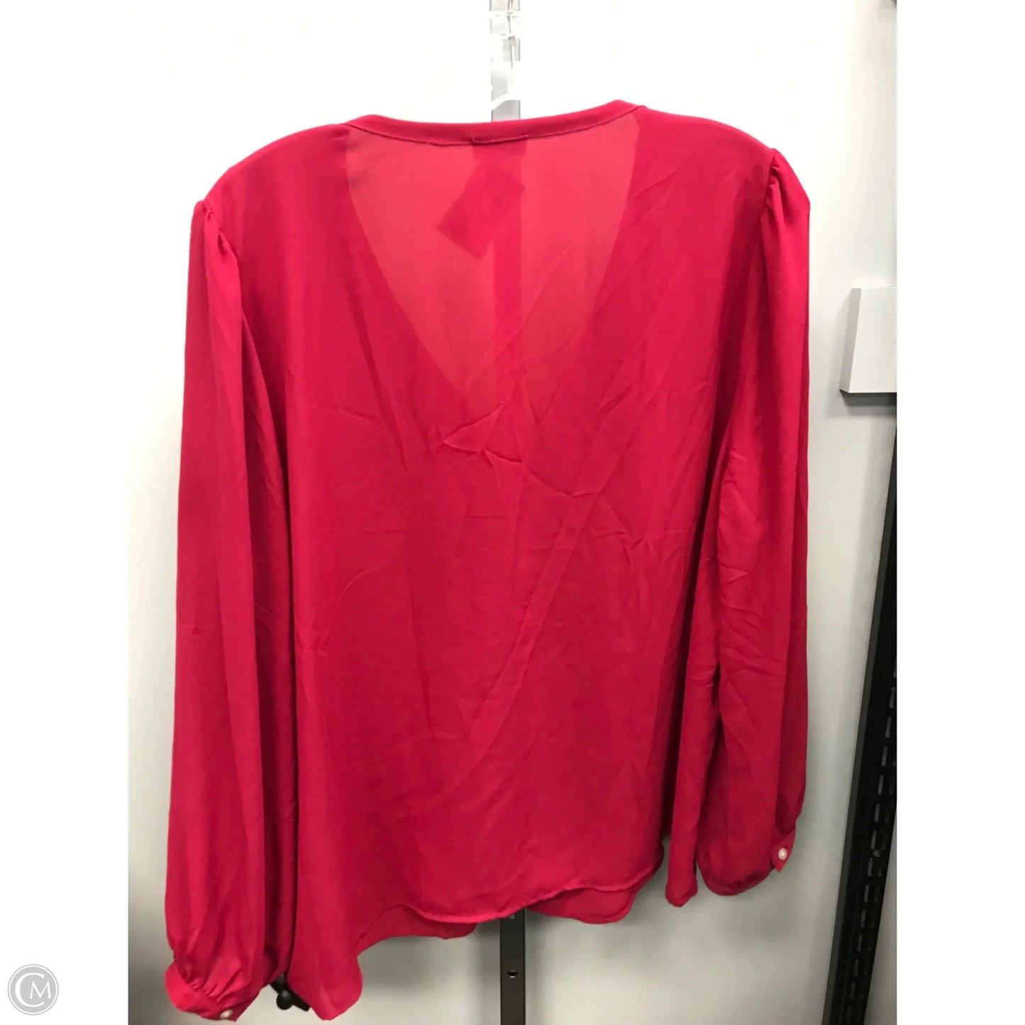 Top Long Sleeve By J. Crew In Red, Size: Xl