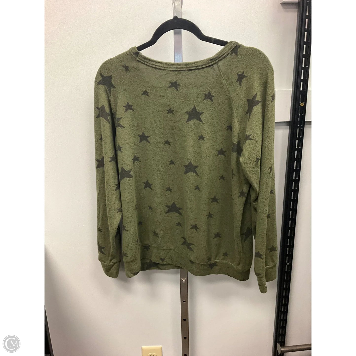 Top Long Sleeve By Buffalo David Bitton In Green, Size: L