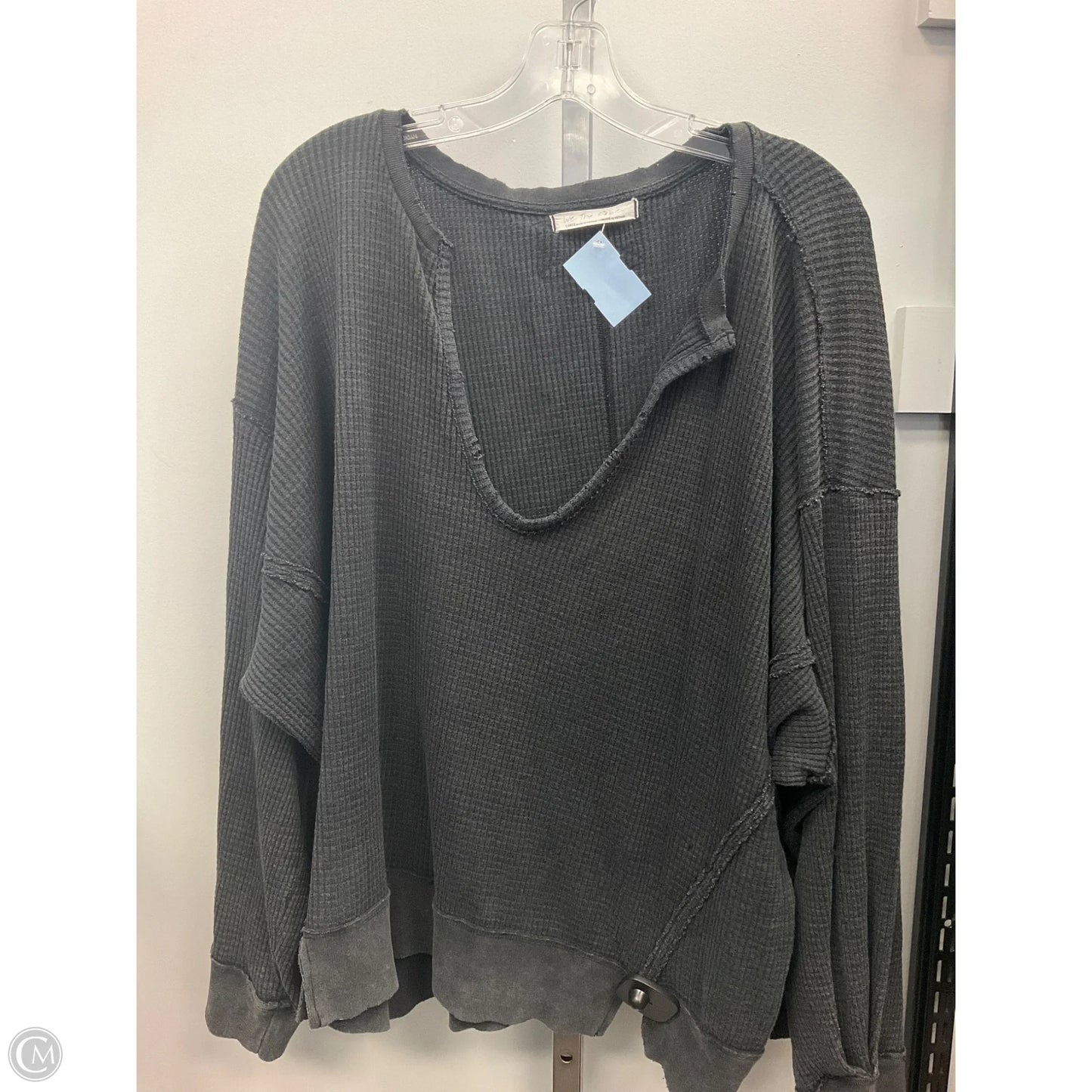Top Long Sleeve By We The Free In Grey, Size: L