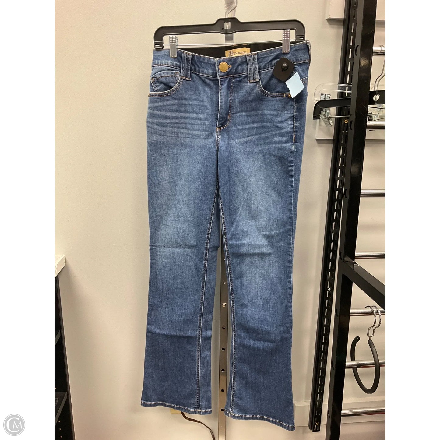 Jeans Flared By Democracy In Blue Denim, Size: 6