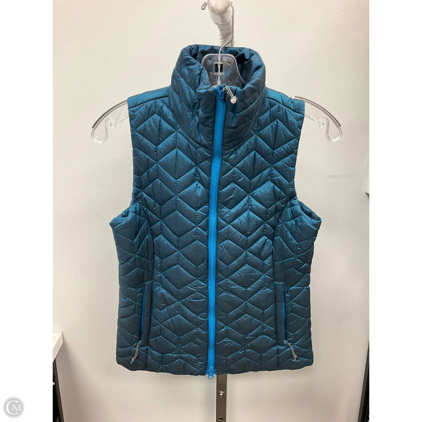 Vest Puffer & Quilted By noble equestrian In Teal, Size: Xxs