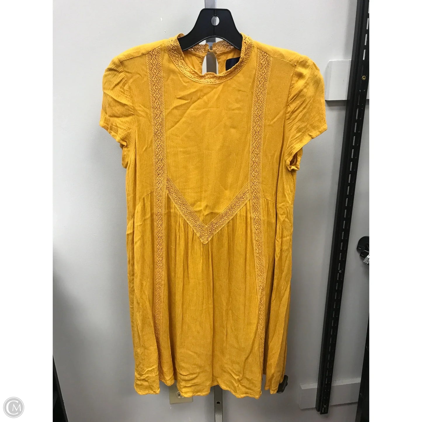 Dress Casual Short By Blue Rain In Yellow, Size: S