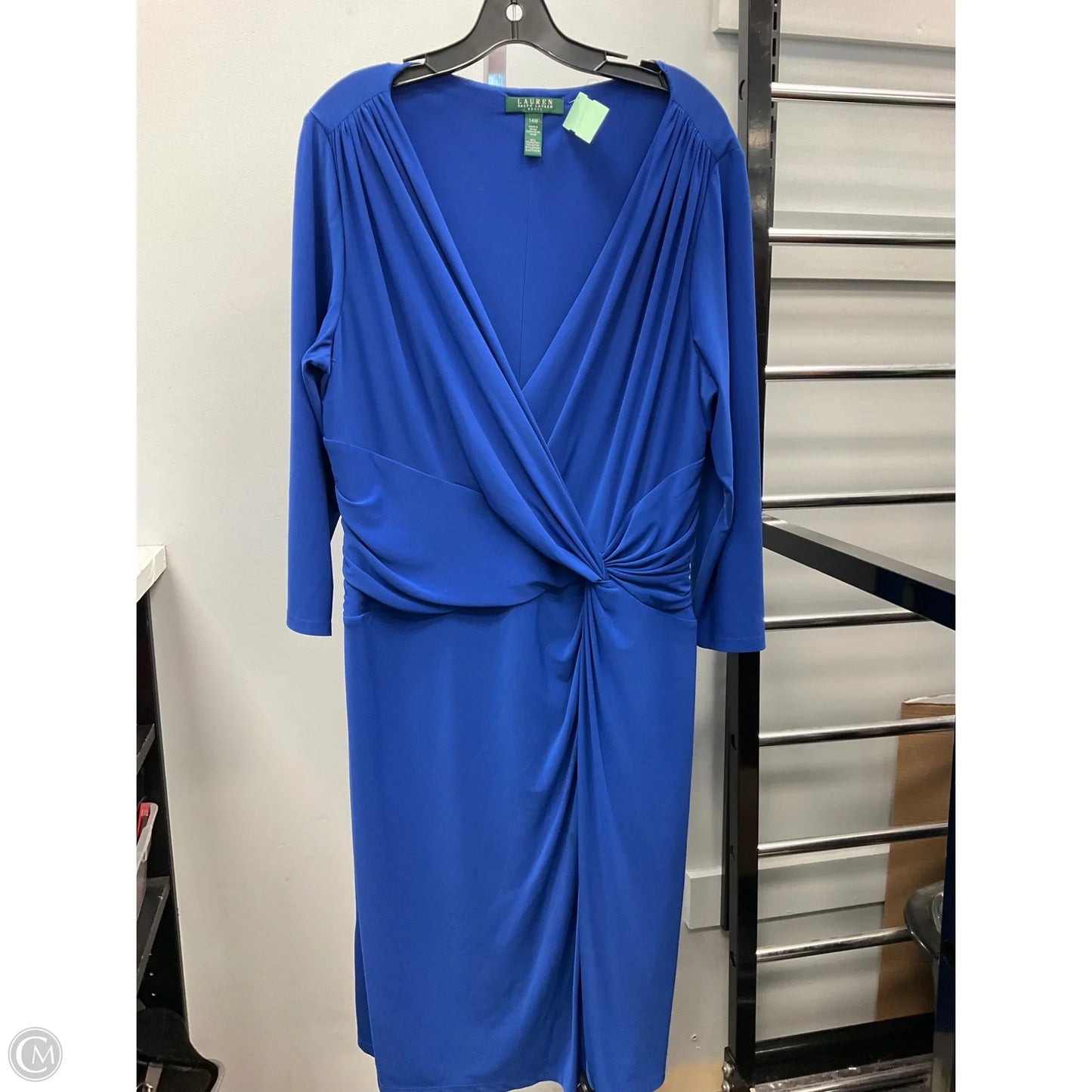 Dress Casual Short By Lauren By Ralph Lauren In Blue, Size: 14