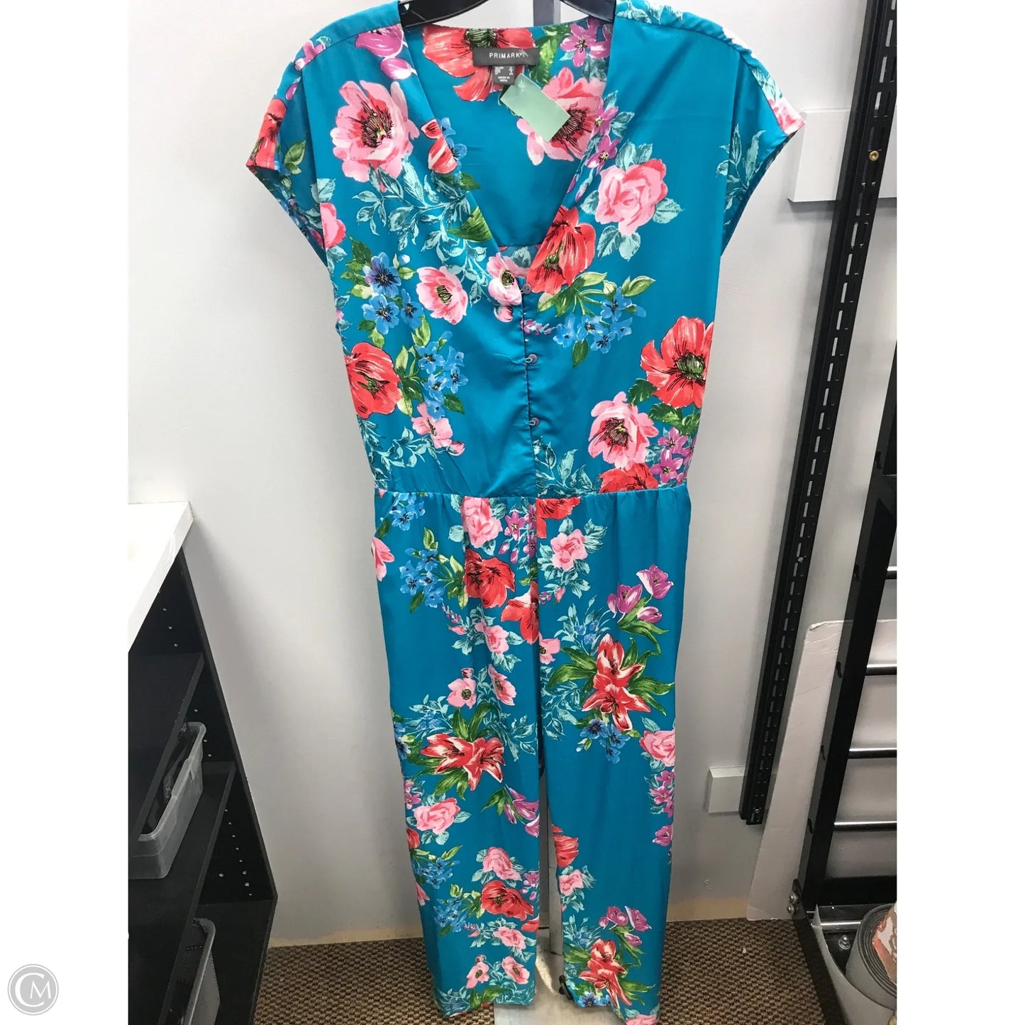 Jumpsuit By Primark In Floral Print, Size: 8