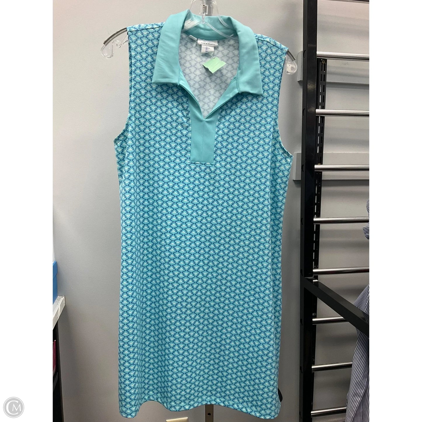 Athletic Dress By Sigrid Olsen In Aqua, Size: L