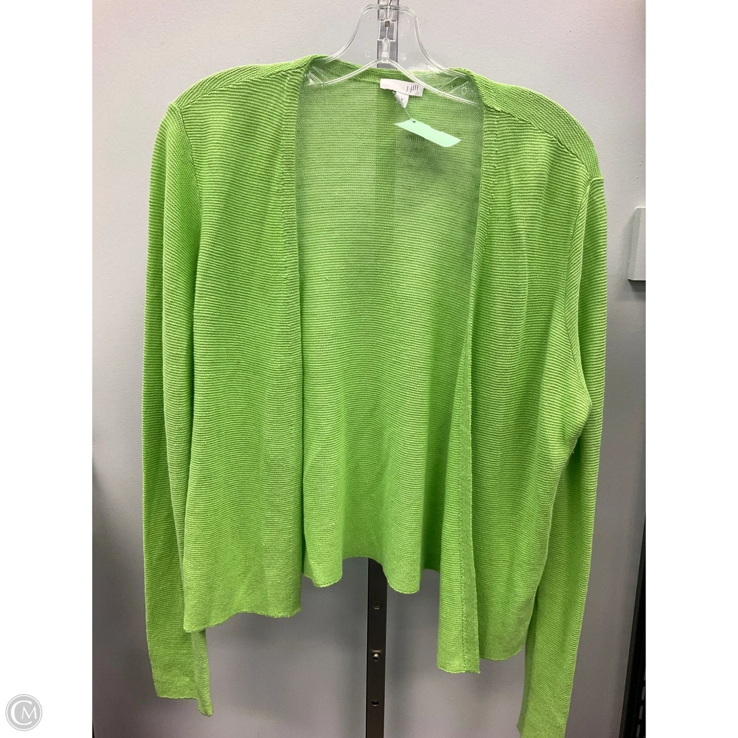 Sweater Cardigan By J. Jill In Green, Size: M