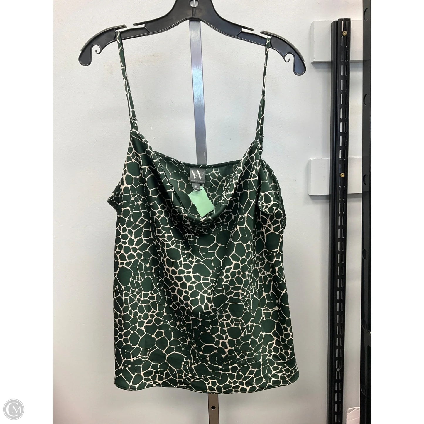 Top Sleeveless By Worthington In Green, Size: Xl