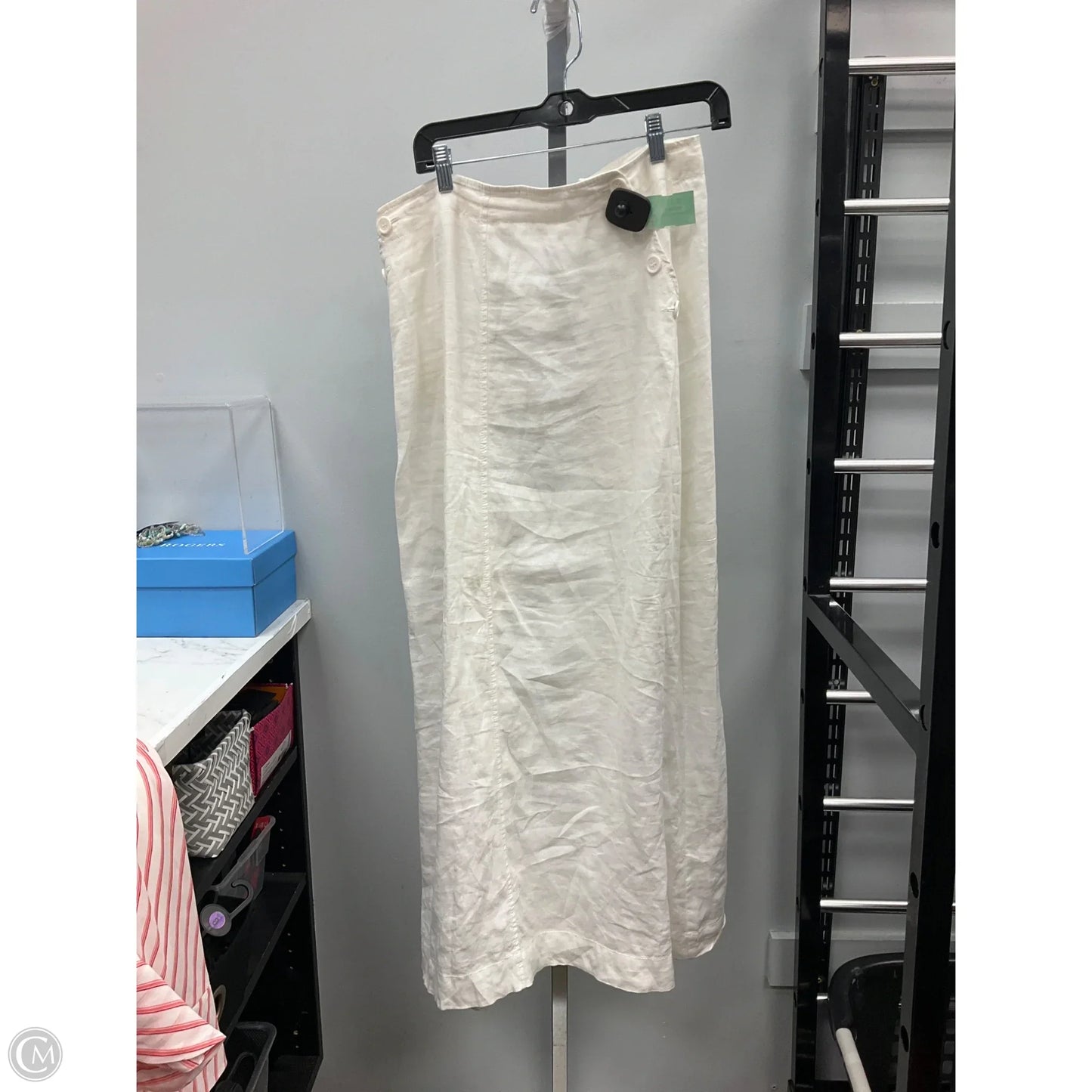 Skirt Maxi By Max Studio In White, Size: M