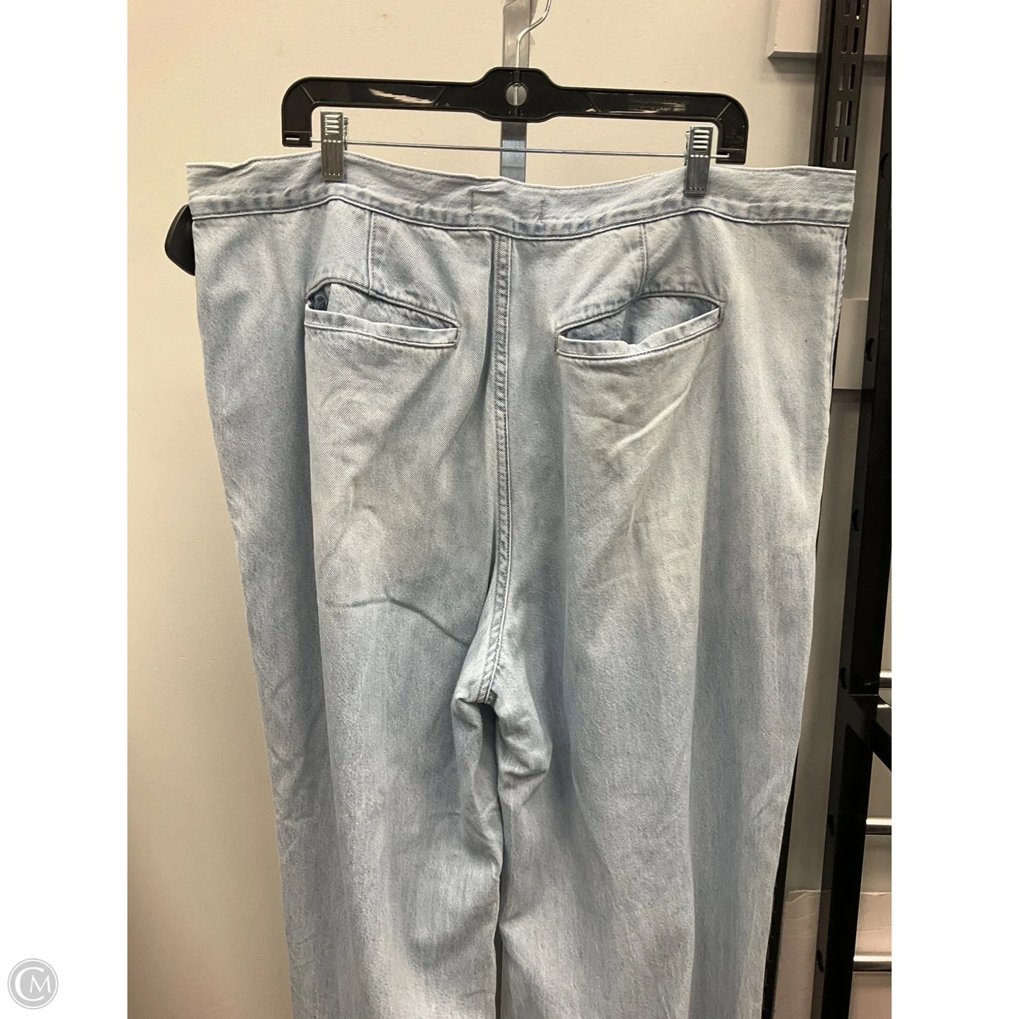 Jeans Wide Leg By Madewell In Blue Denim, Size: 16