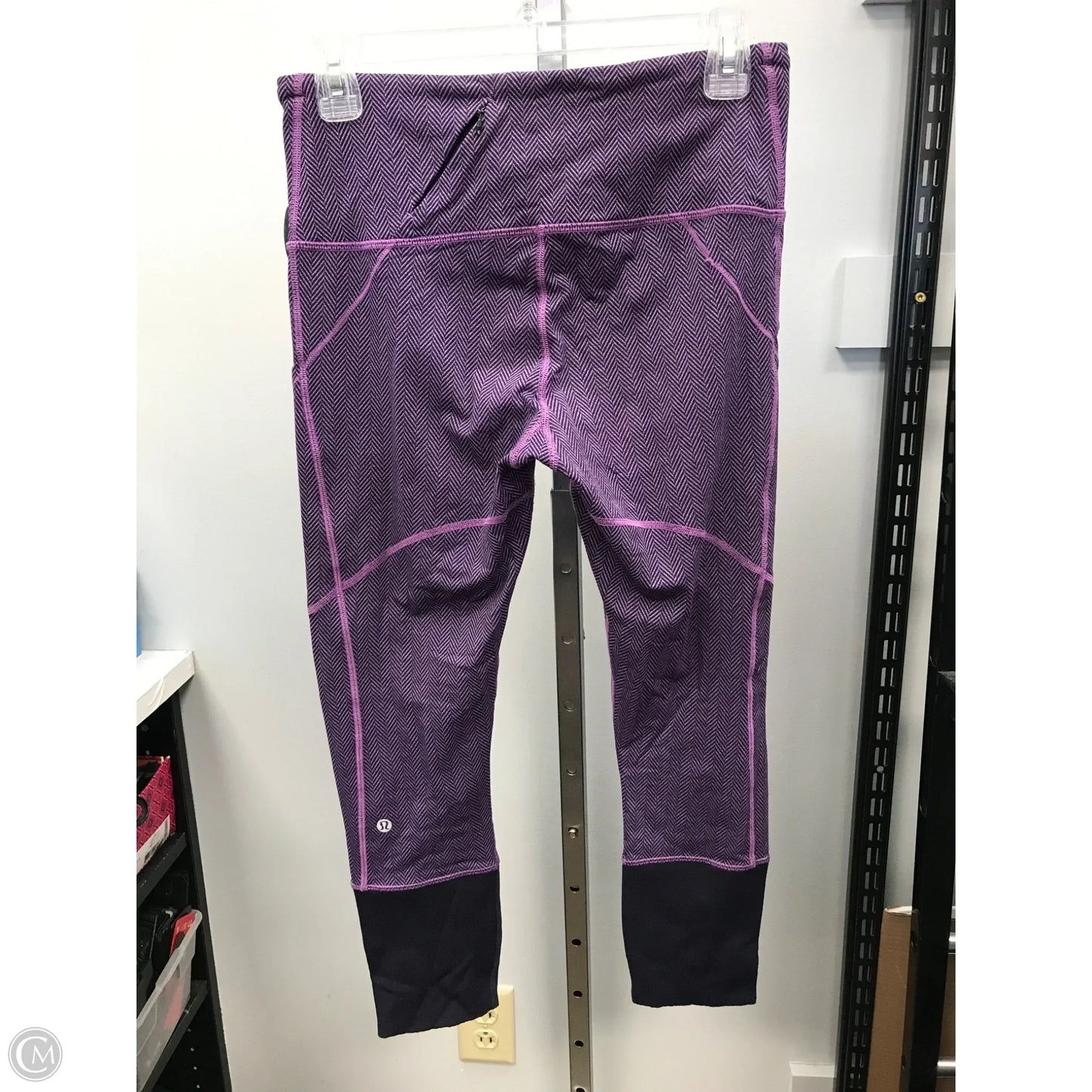 Athletic Leggings By Lululemon In Purple, Size: 8