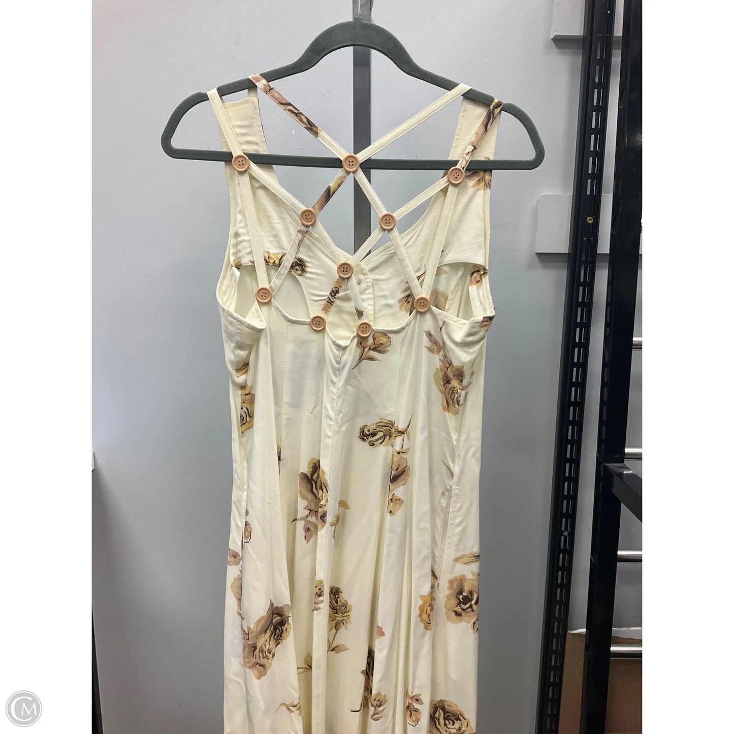 Dress Casual Midi By Together In Cream, Size: 10p
