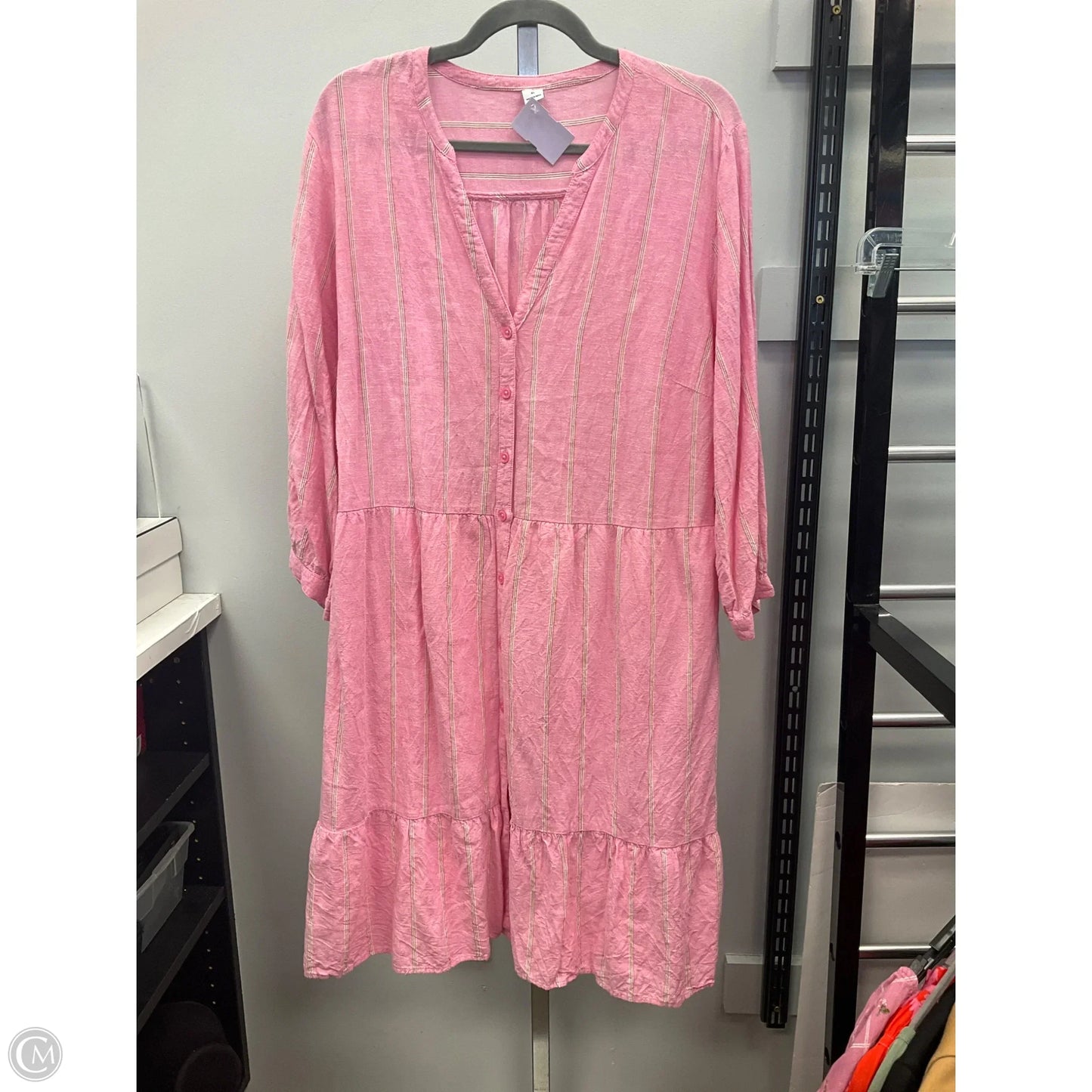 Dress Casual Short By Old Navy In Pink, Size: Xl