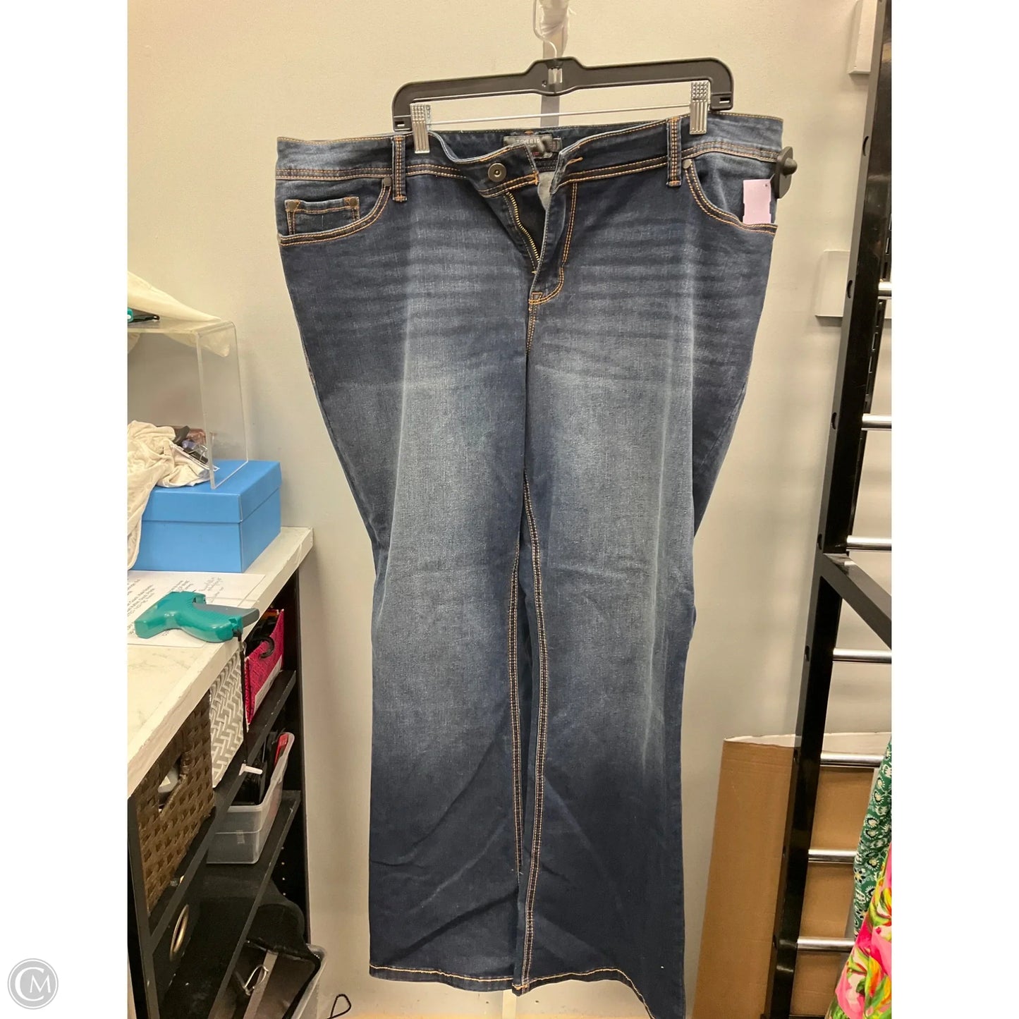 Jeans Boot Cut By Torrid In Blue Denim, Size: 20