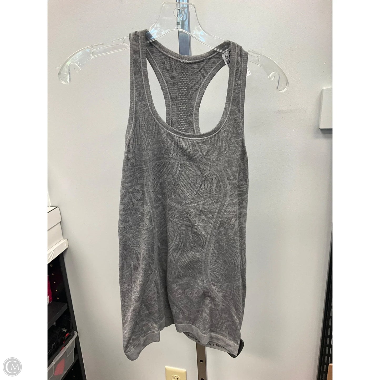 Athletic Tank Top By Lululemon In Grey, Size: 6
