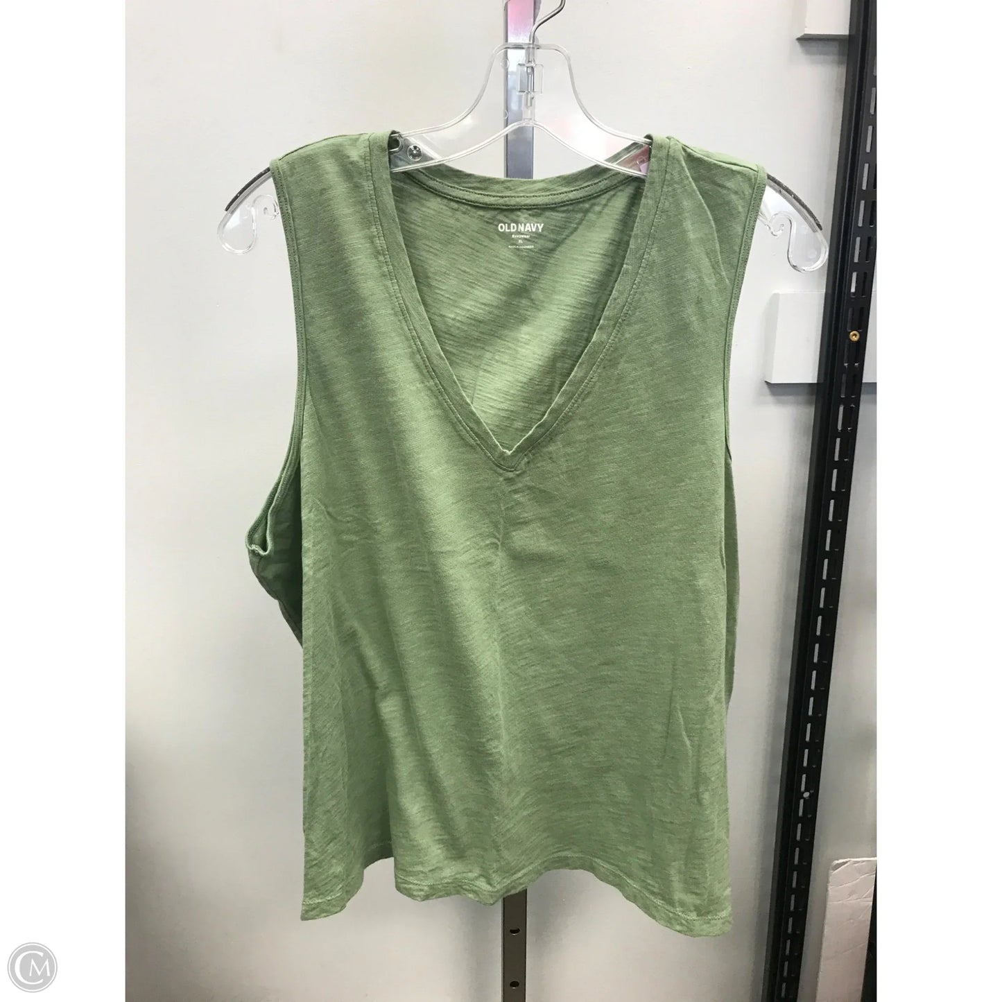 Top Sleeveless Basic By Old Navy In Green, Size: Xl