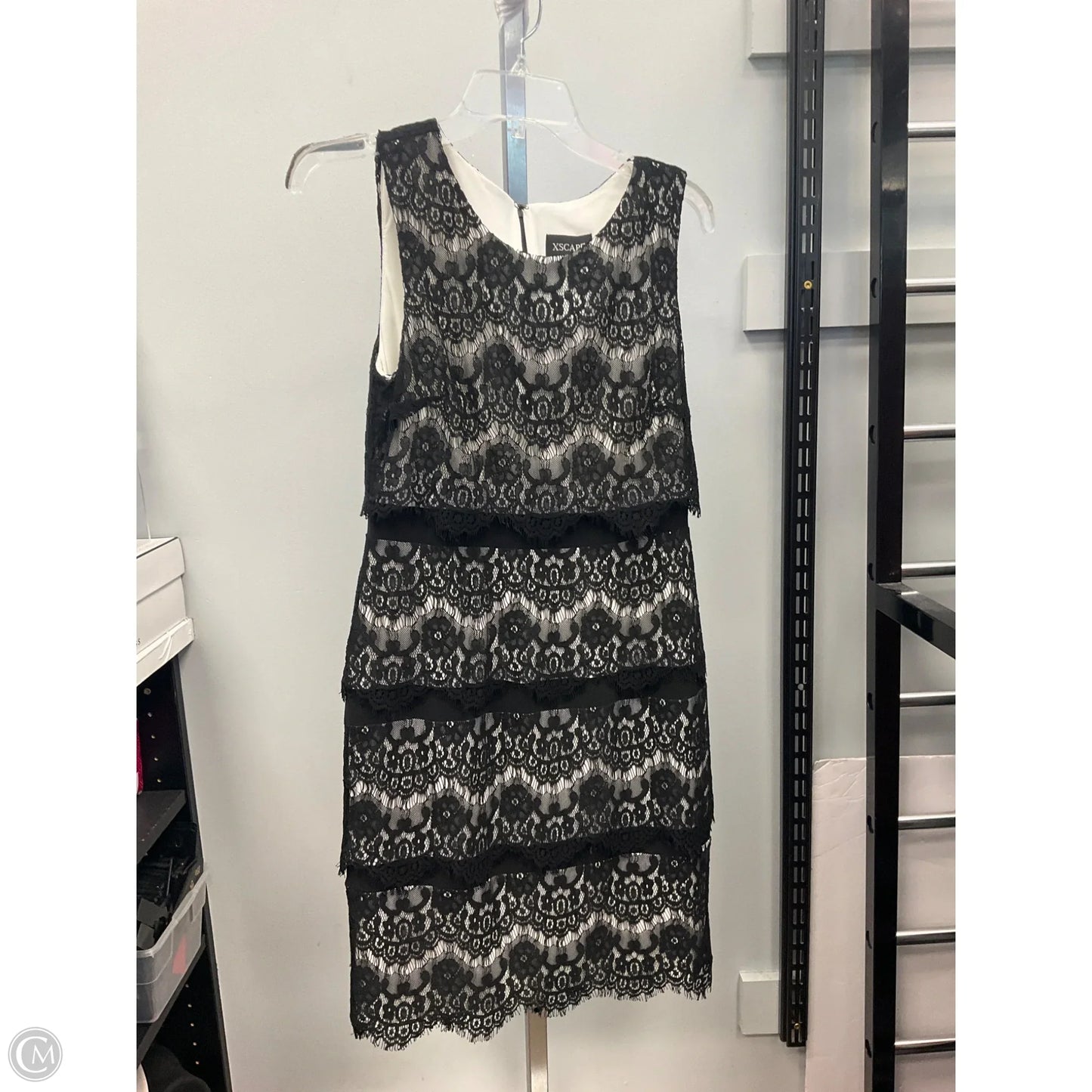 Dress Designer By Xscape In Black, Size: 6