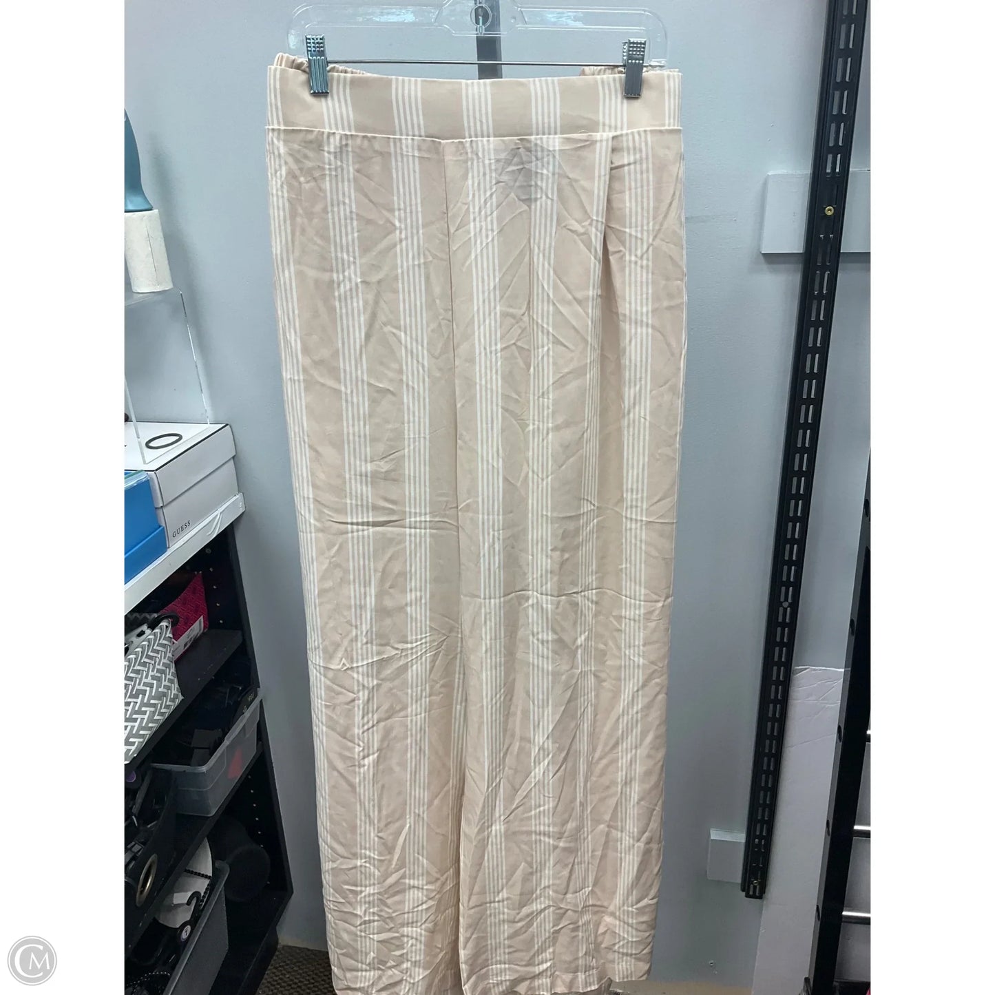 Pants Wide Leg By Torrid In Beige, Size: 5x