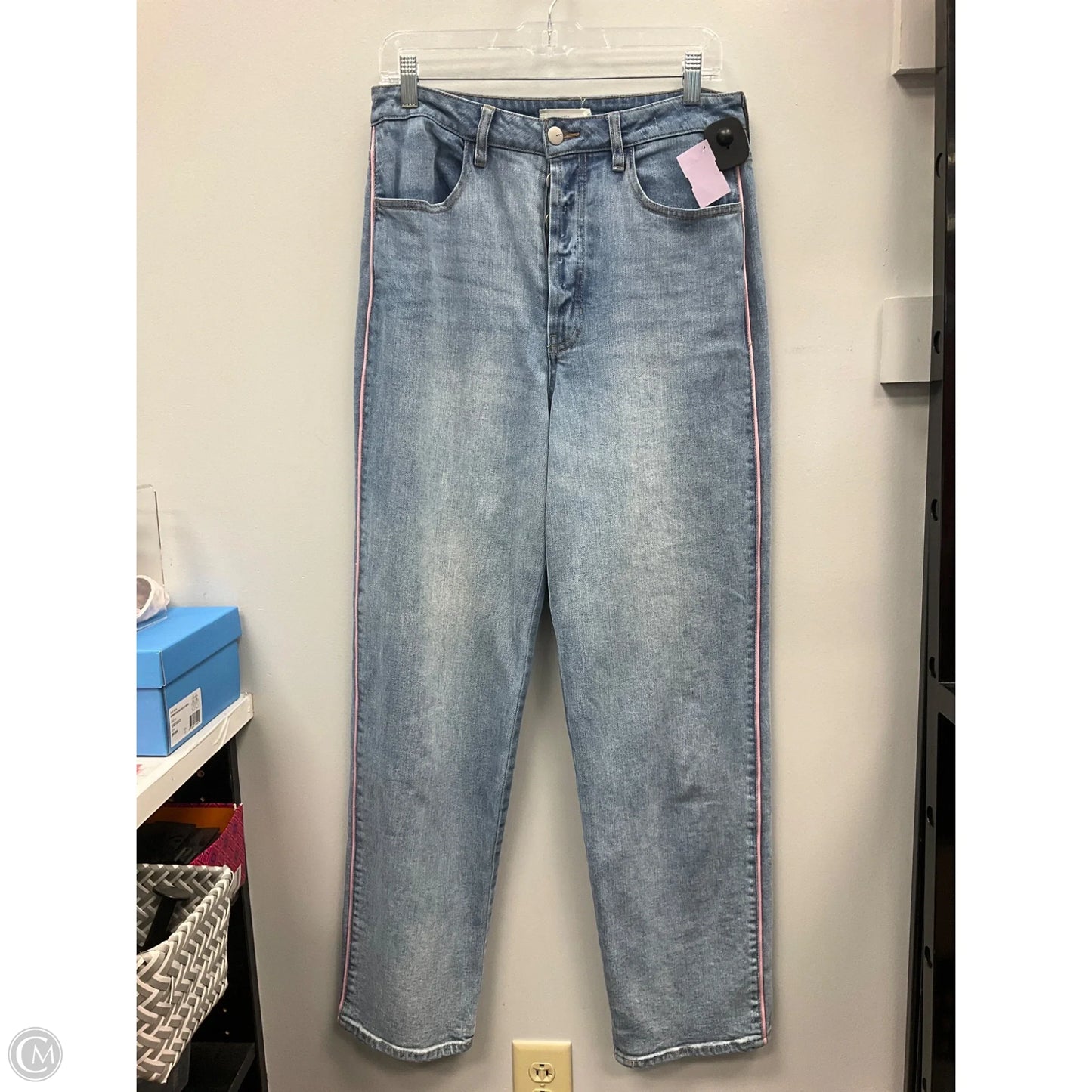 Jeans Straight By Thalia Sodi In Blue Denim, Size: 6
