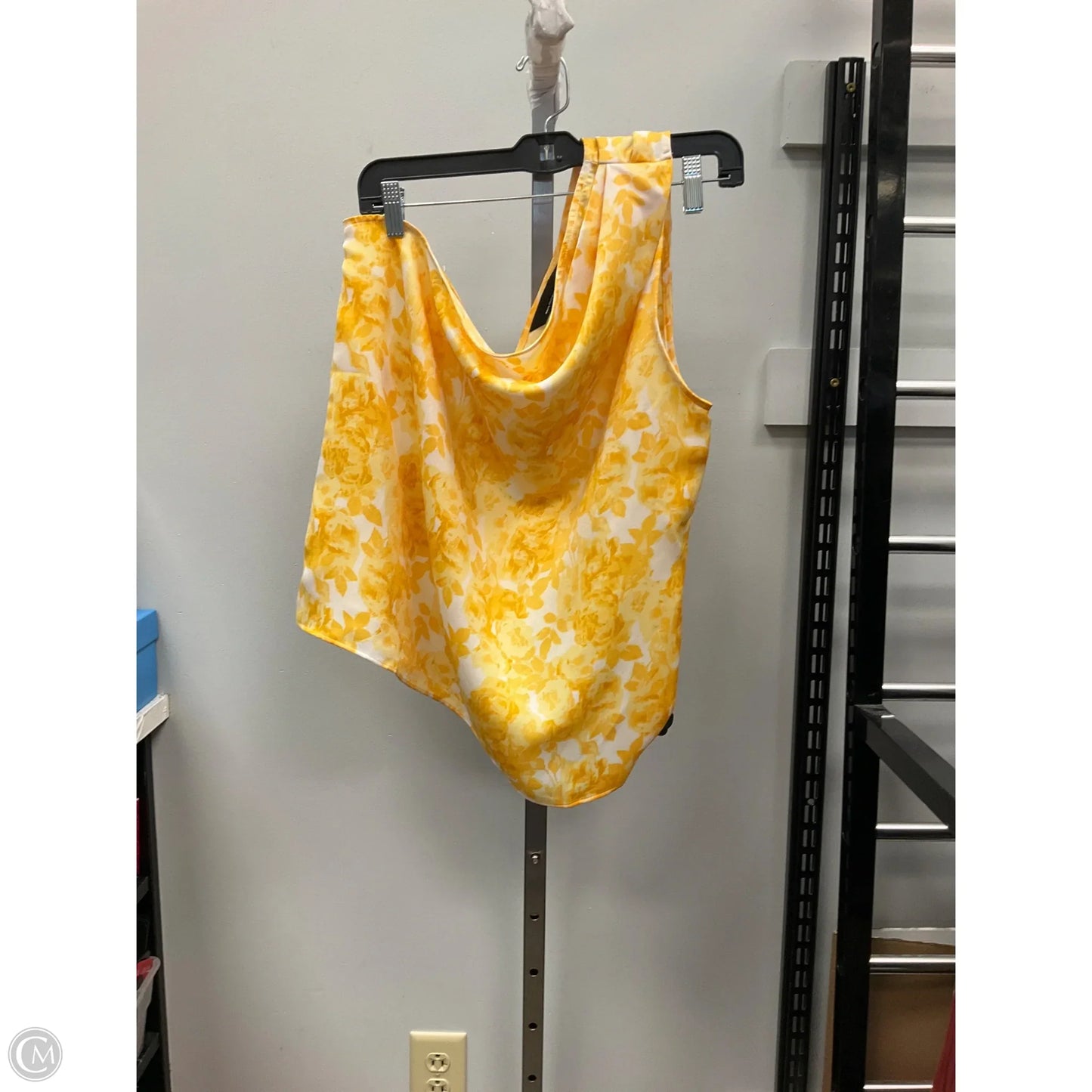 Top Sleeveless By White House Black Market In Yellow, Size: Xl
