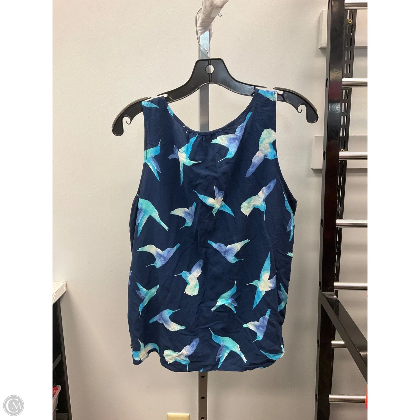 Top Sleeveless By Sonoma In Navy, Size: Xlp