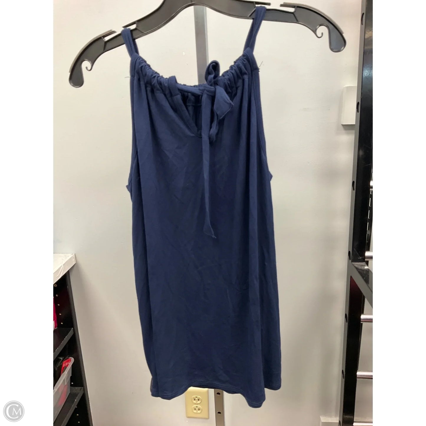 Top Sleeveless By Loveappella In Navy, Size: S