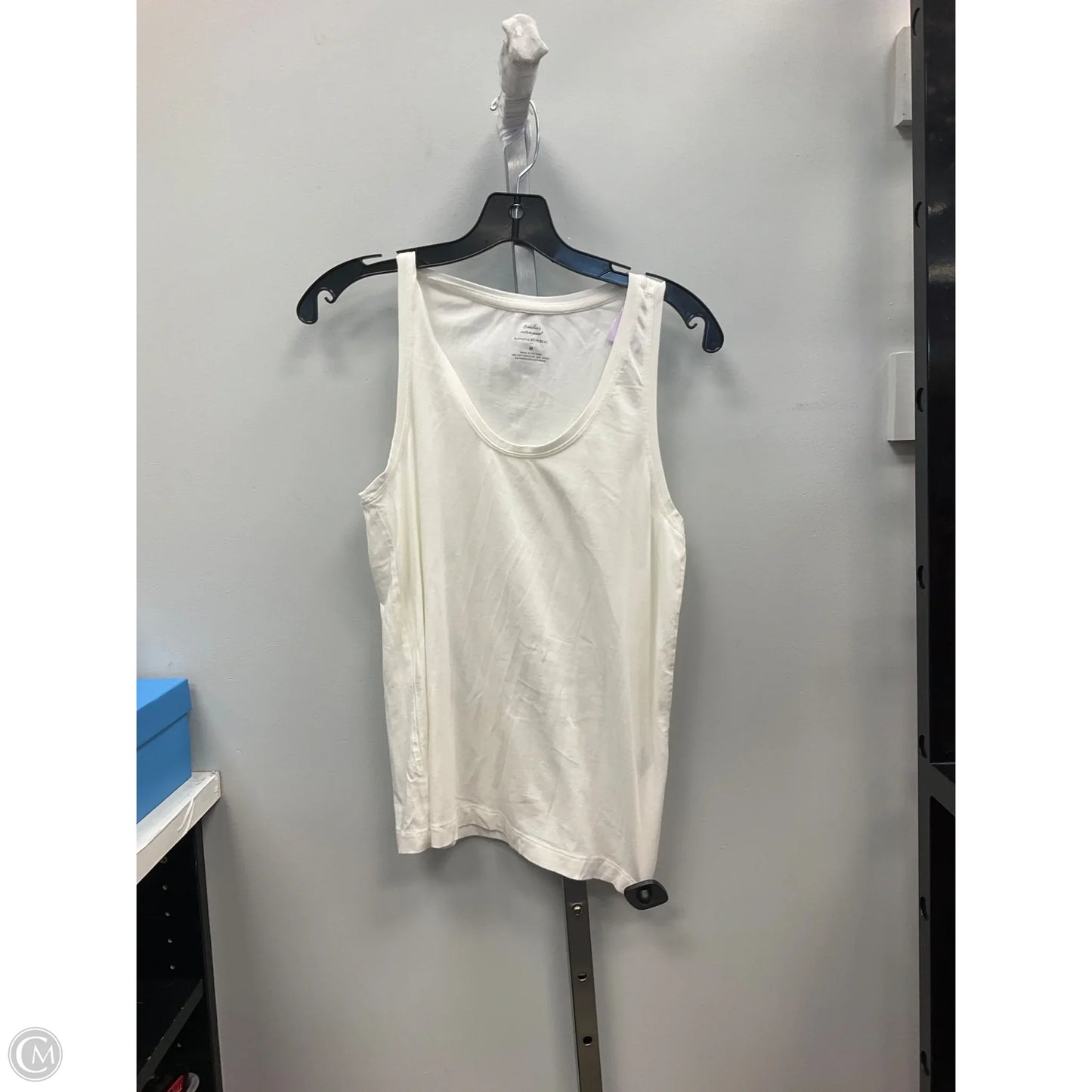 Tank Top By Banana Republic In White, Size: M