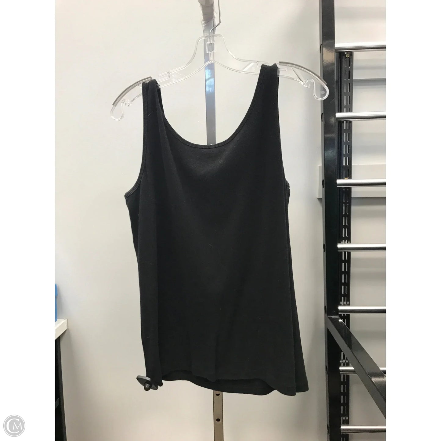 Top Sleeveless By Talbots In Black, Size: M