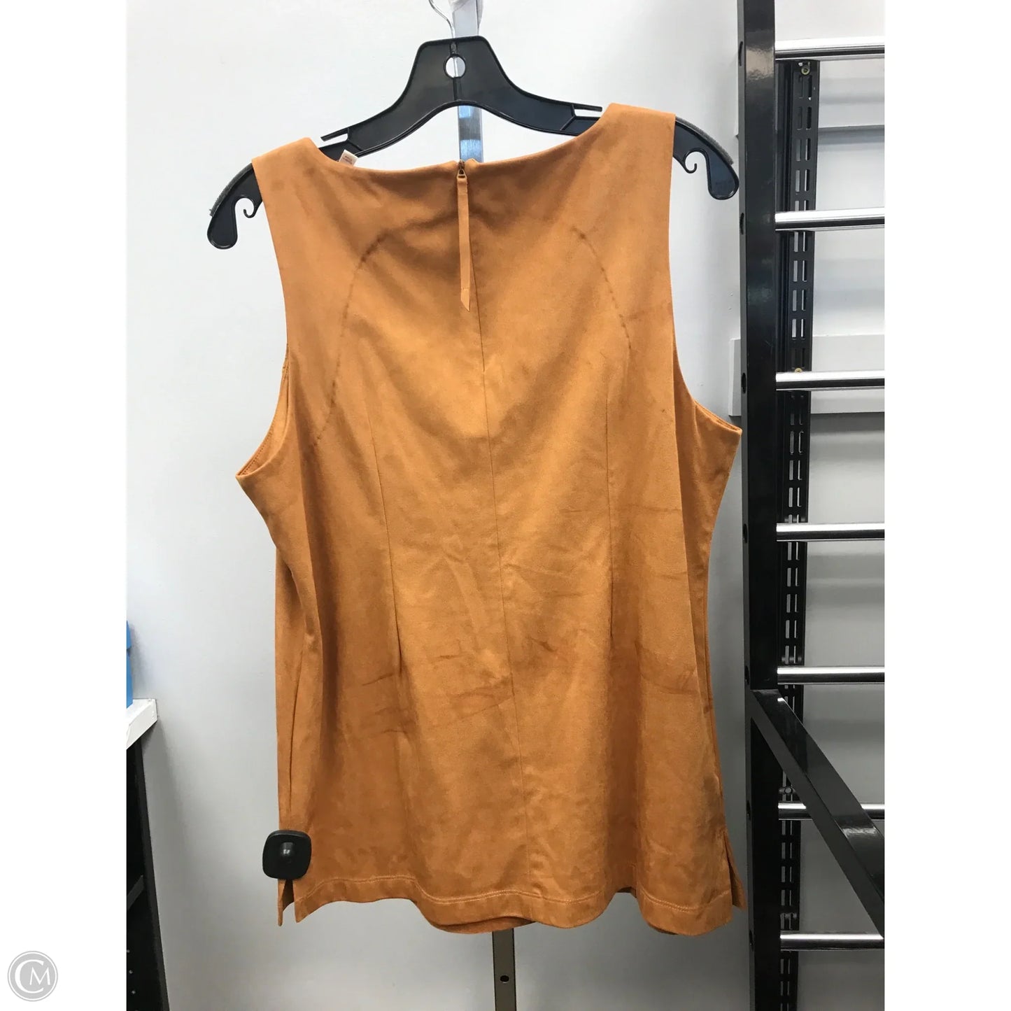 Top Sleeveless By Soft Surroundings In Tan, Size: M