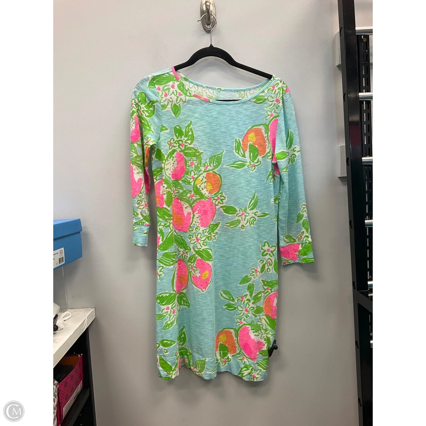 Dress Designer By Lilly Pulitzer In Blue & Pink, Size: S