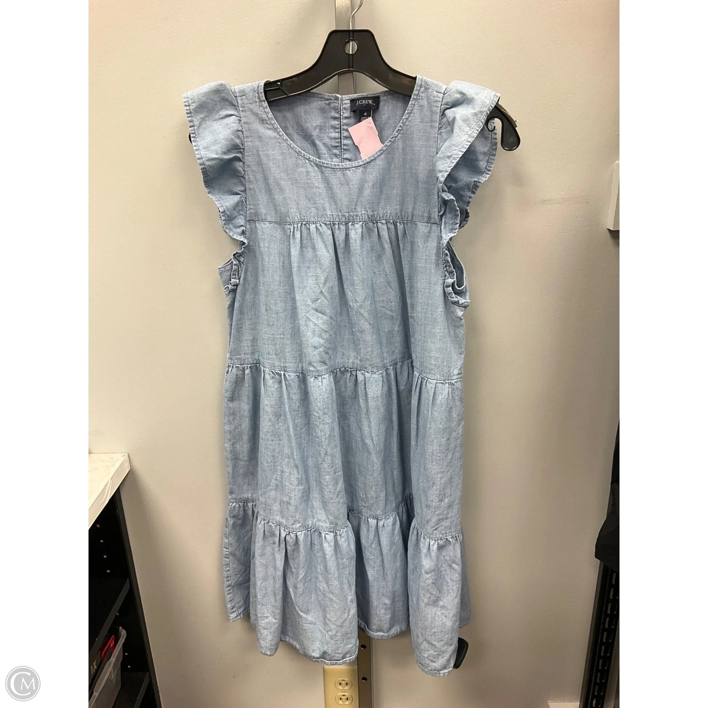Dress Casual Short By J. Crew In Blue Denim, Size: 4