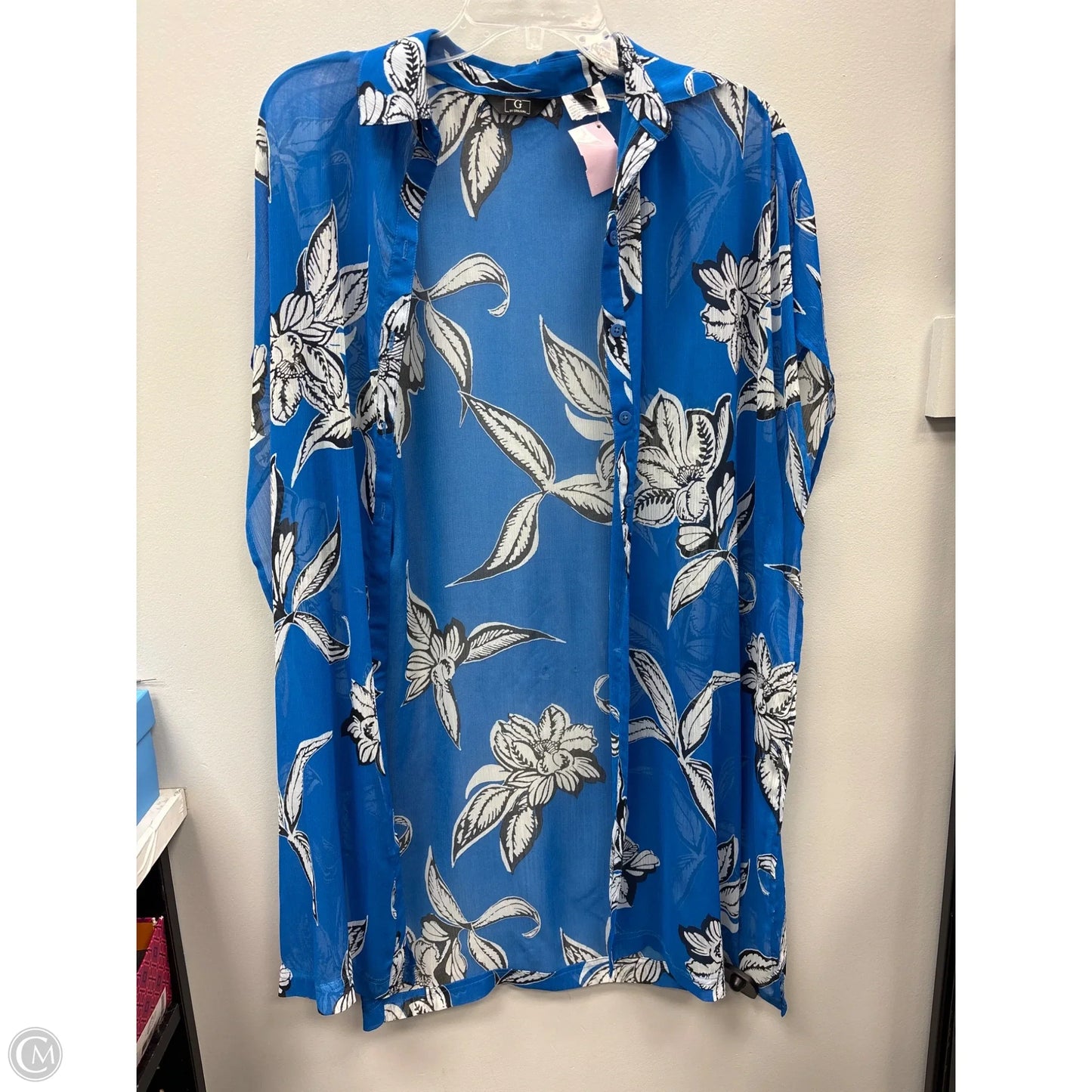 Kimono By G By Giuliana In Blue, Size: Xxs