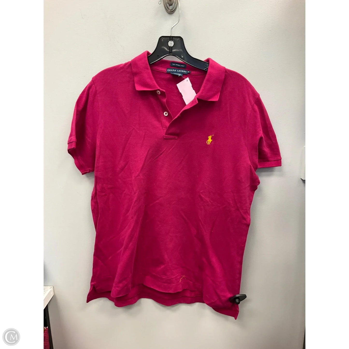 Top Short Sleeve By Ralph Lauren In Pink, Size: Xl