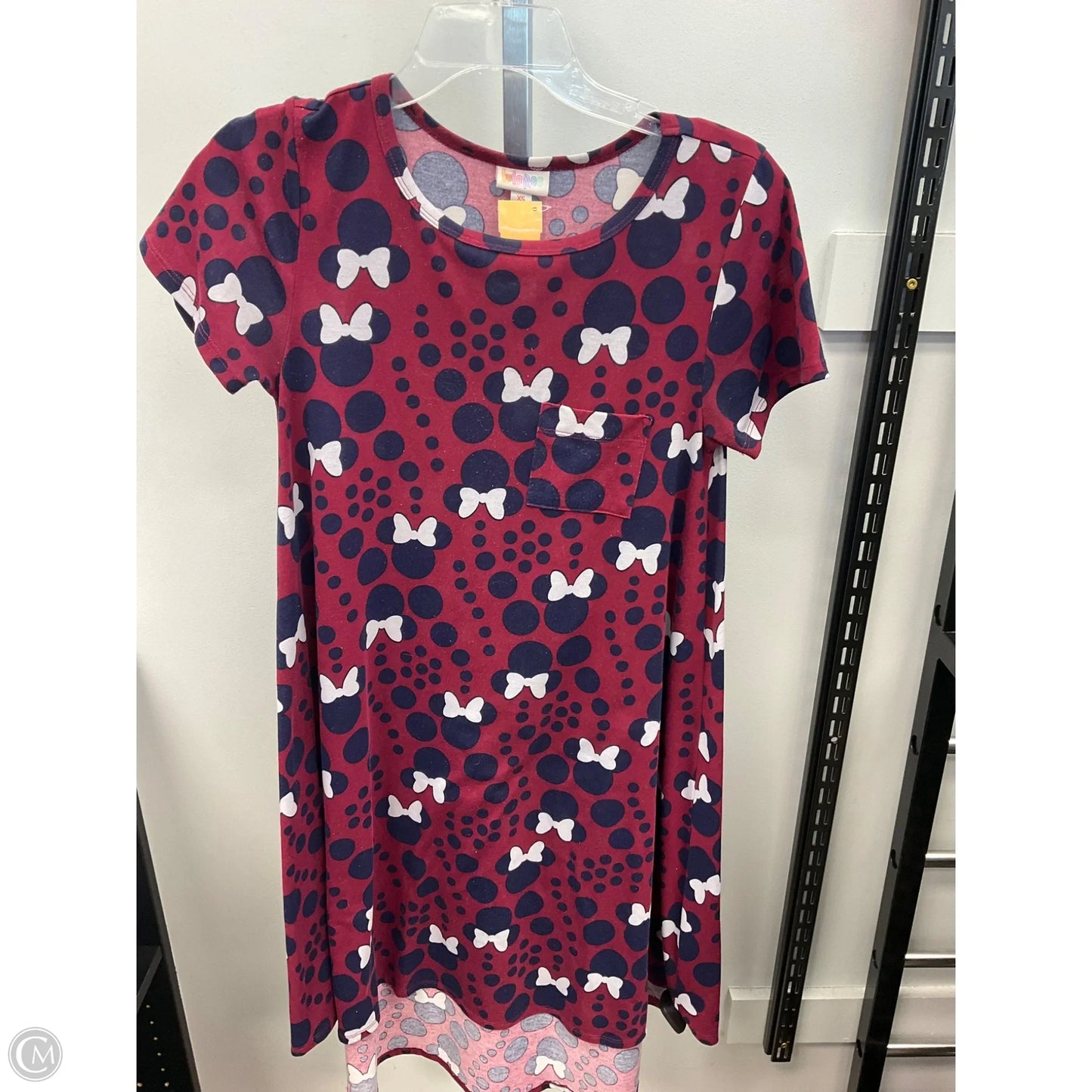 Dress Casual Midi By Lularoe In Maroon, Size: Xs