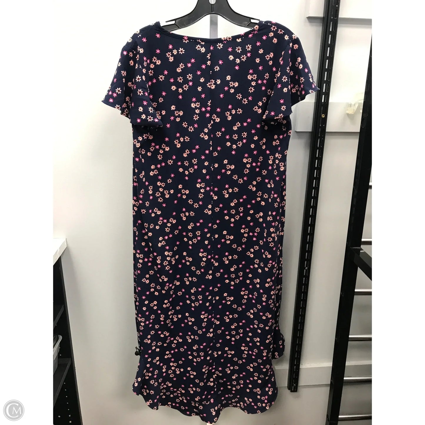 Dress Casual Midi By Gap In Blue & Pink, Size: M