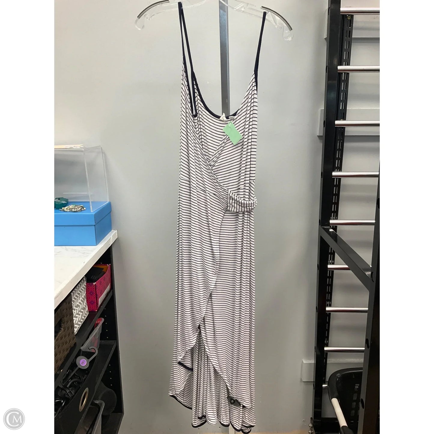 Dress Casual Midi By Gap In Striped Pattern, Size: Xsp