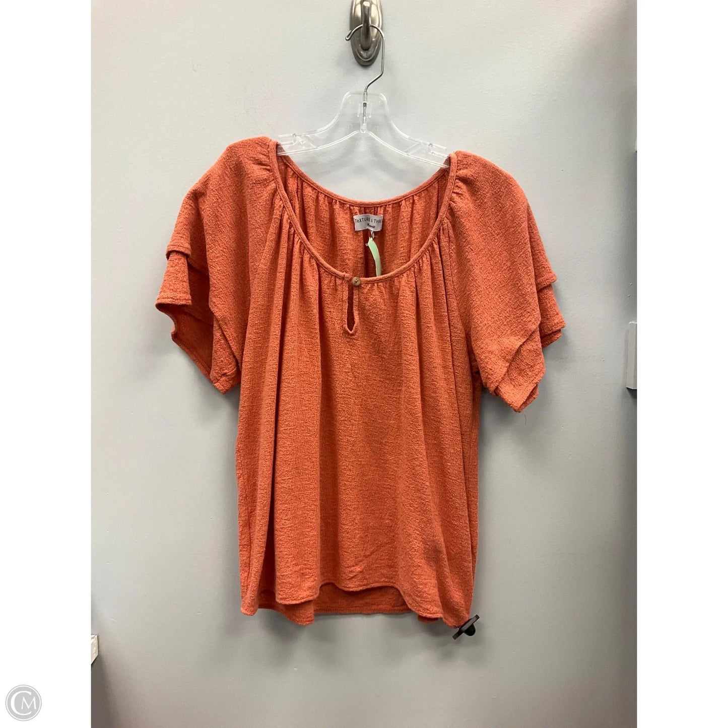 Top Short Sleeve By Old Navy In Orange, Size: S