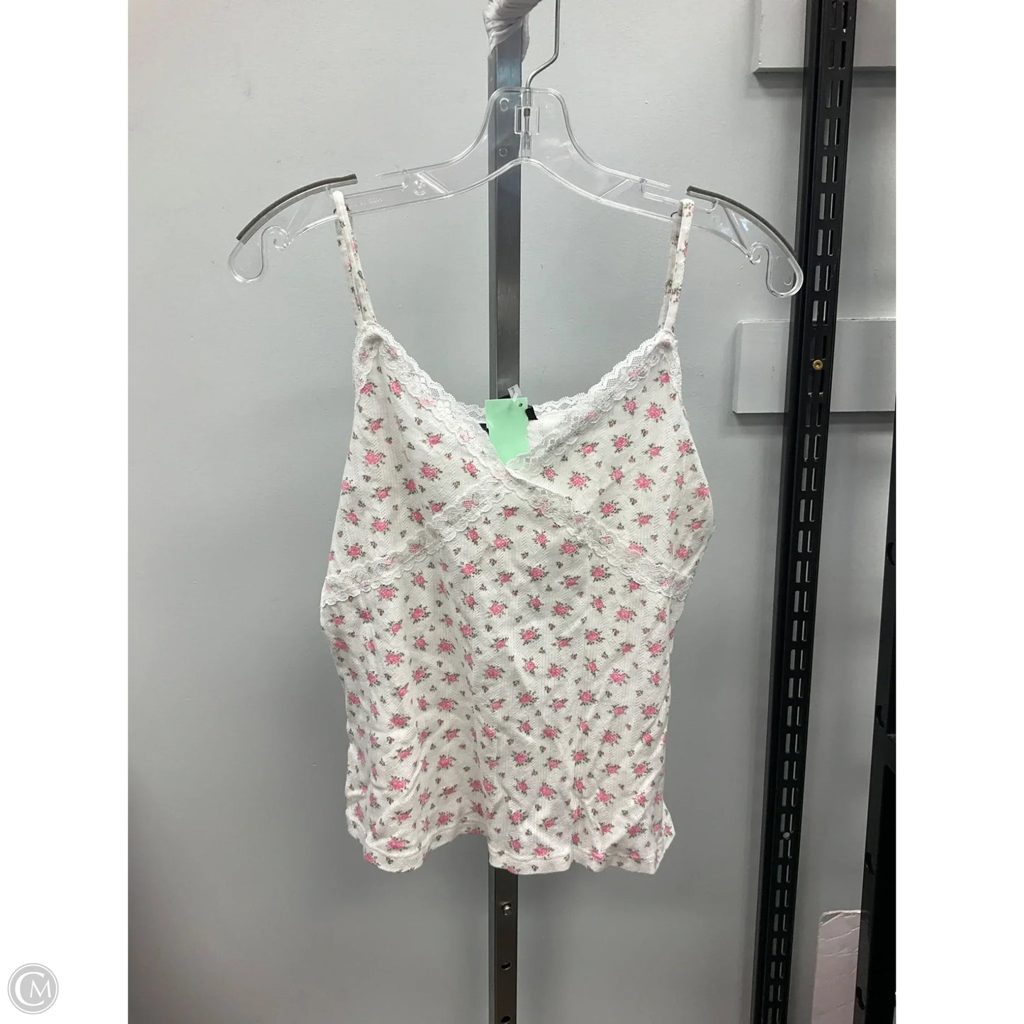 Tank Top By 1.state In Pink & White, Size: L