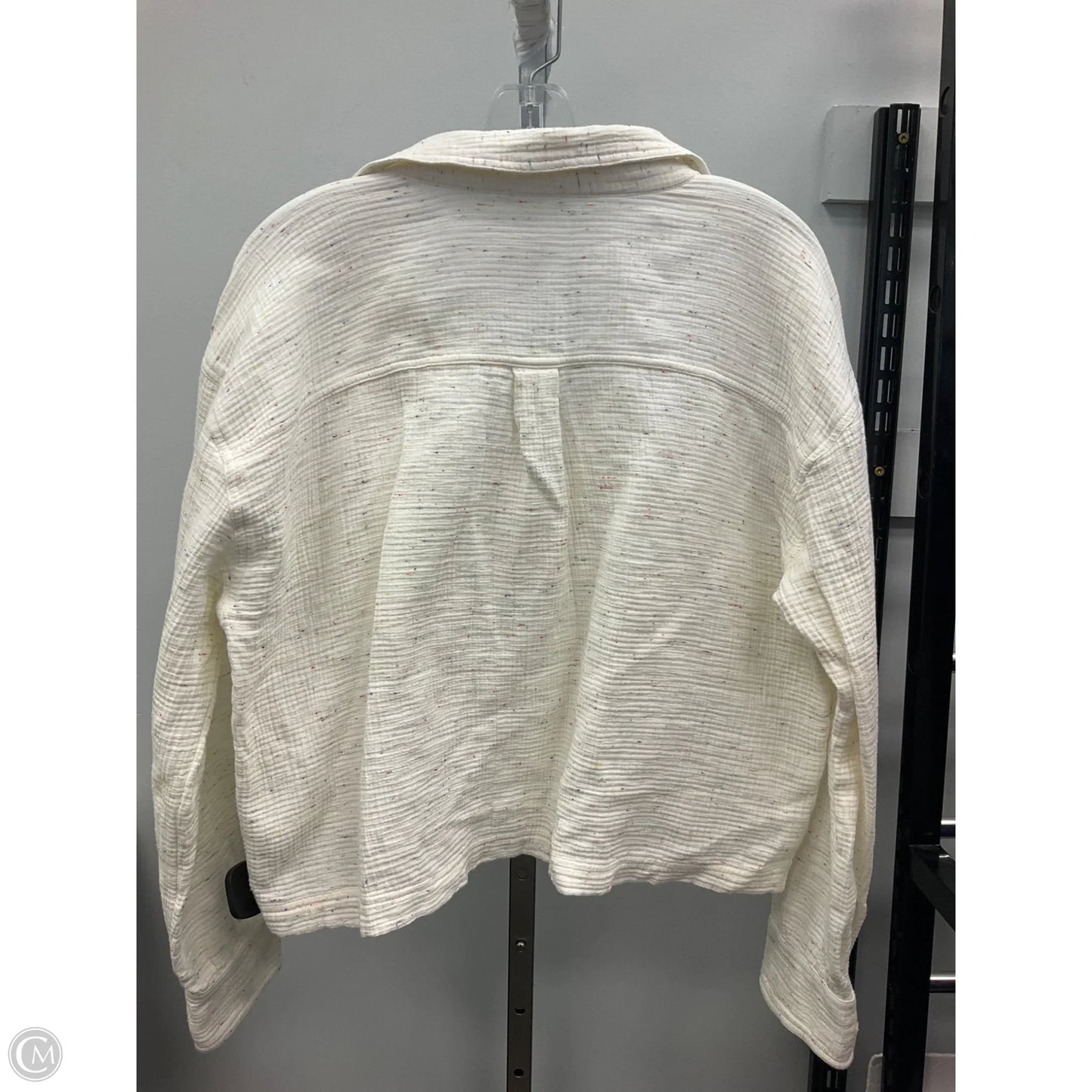 Top Long Sleeve By Lou And Grey In Cream, Size: M